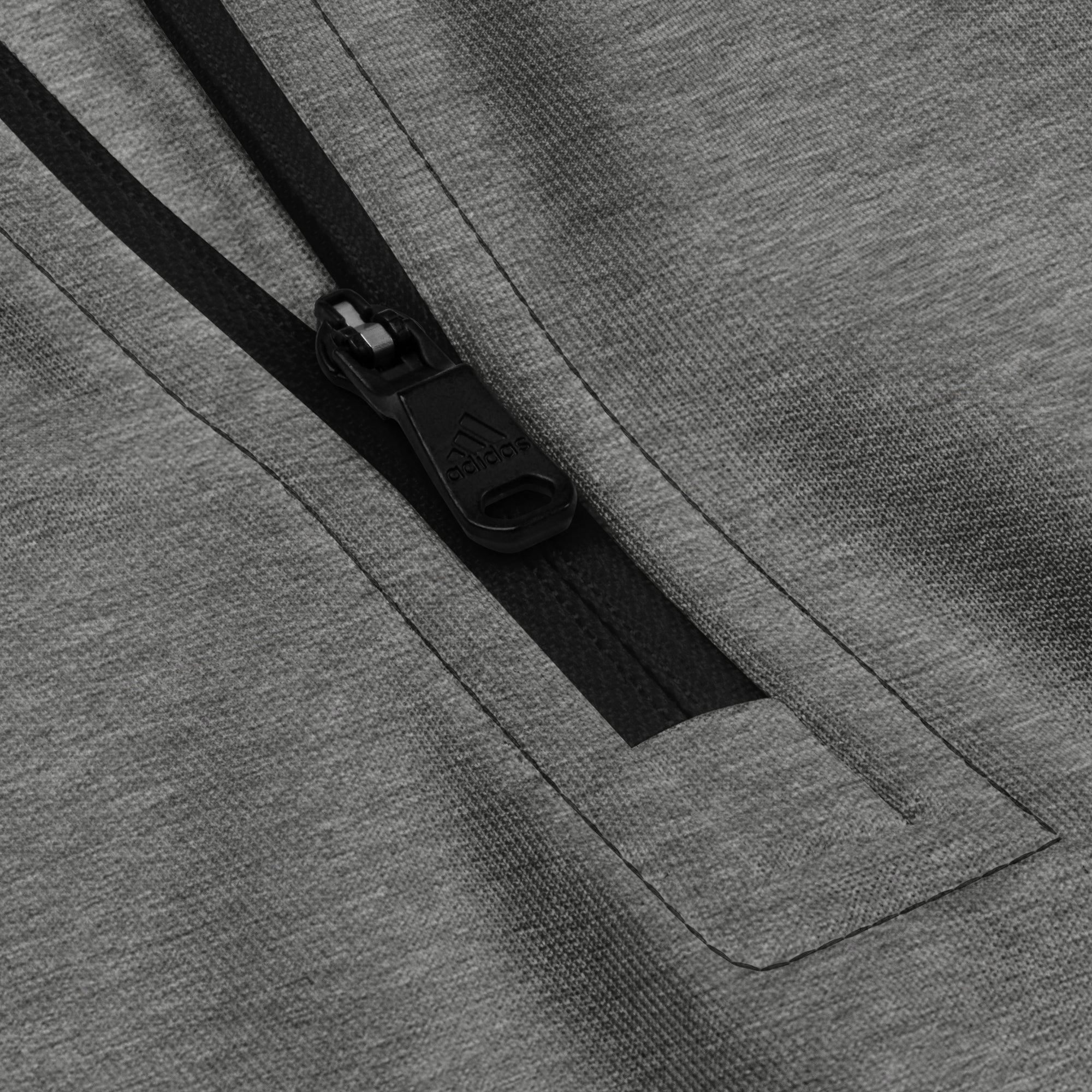 Adidas Zip Sweather Grey with custom Music Code of your favorite song
