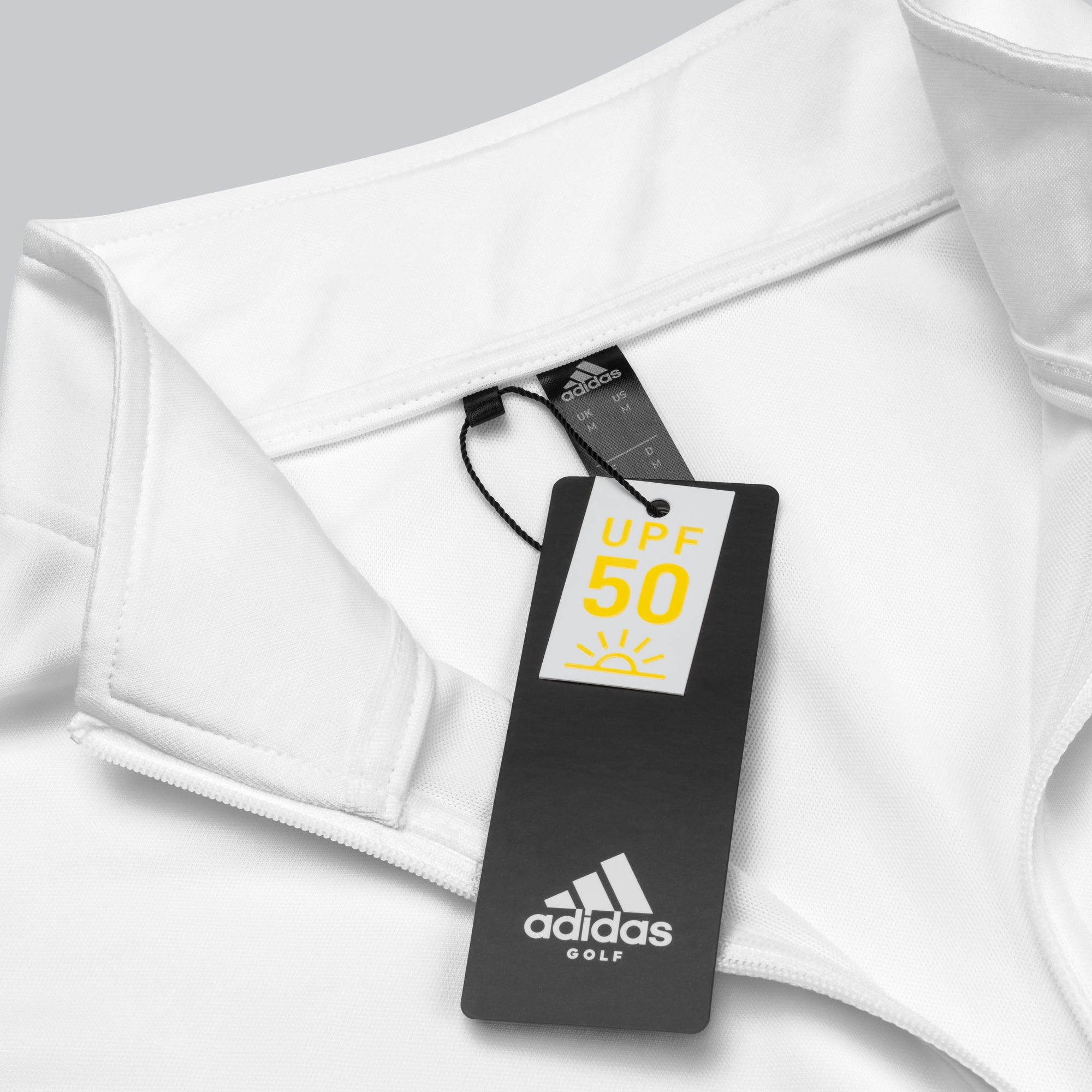 Adidas Zip Sweather White with custom Music Code of your favorite song