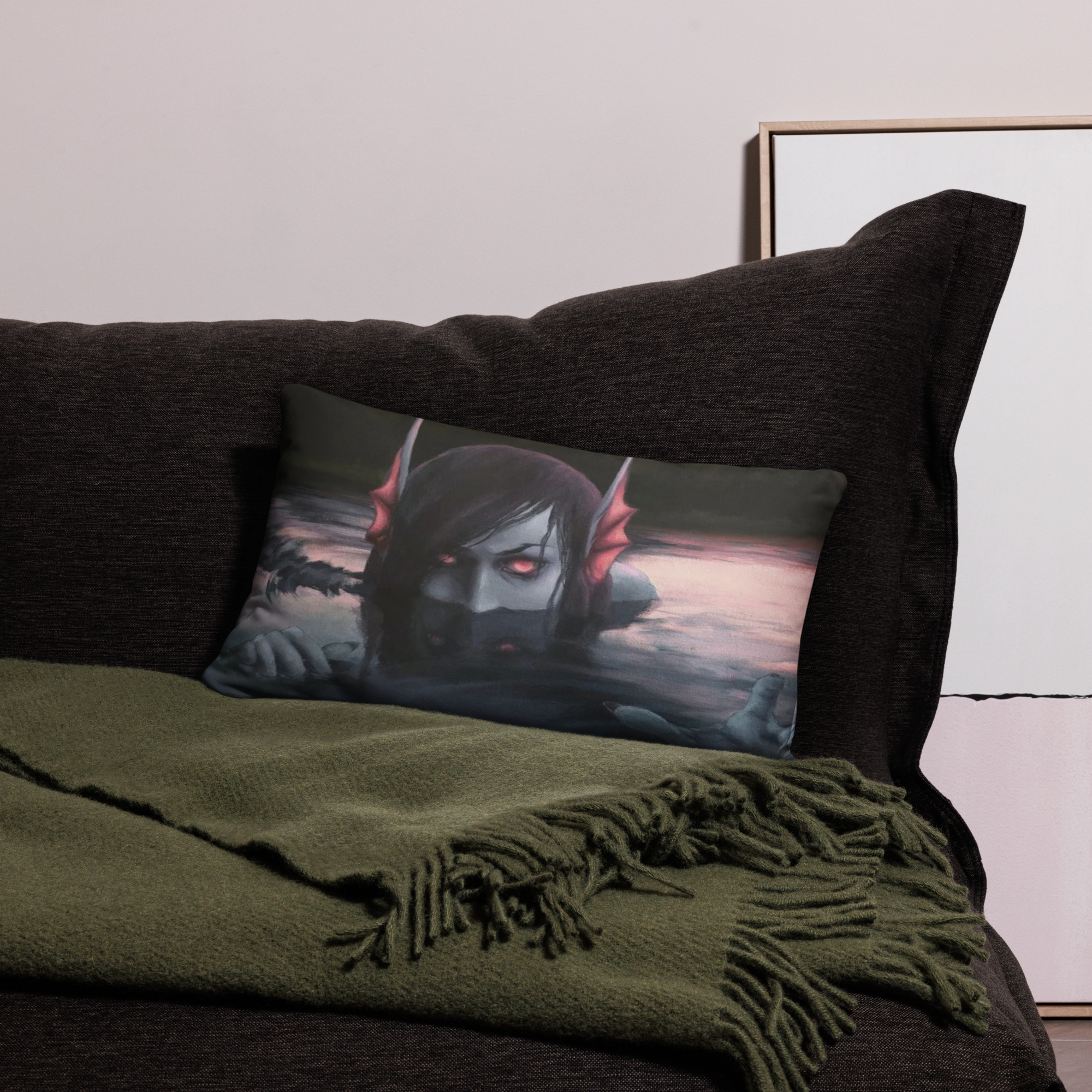 Evil Mermaid Pillow