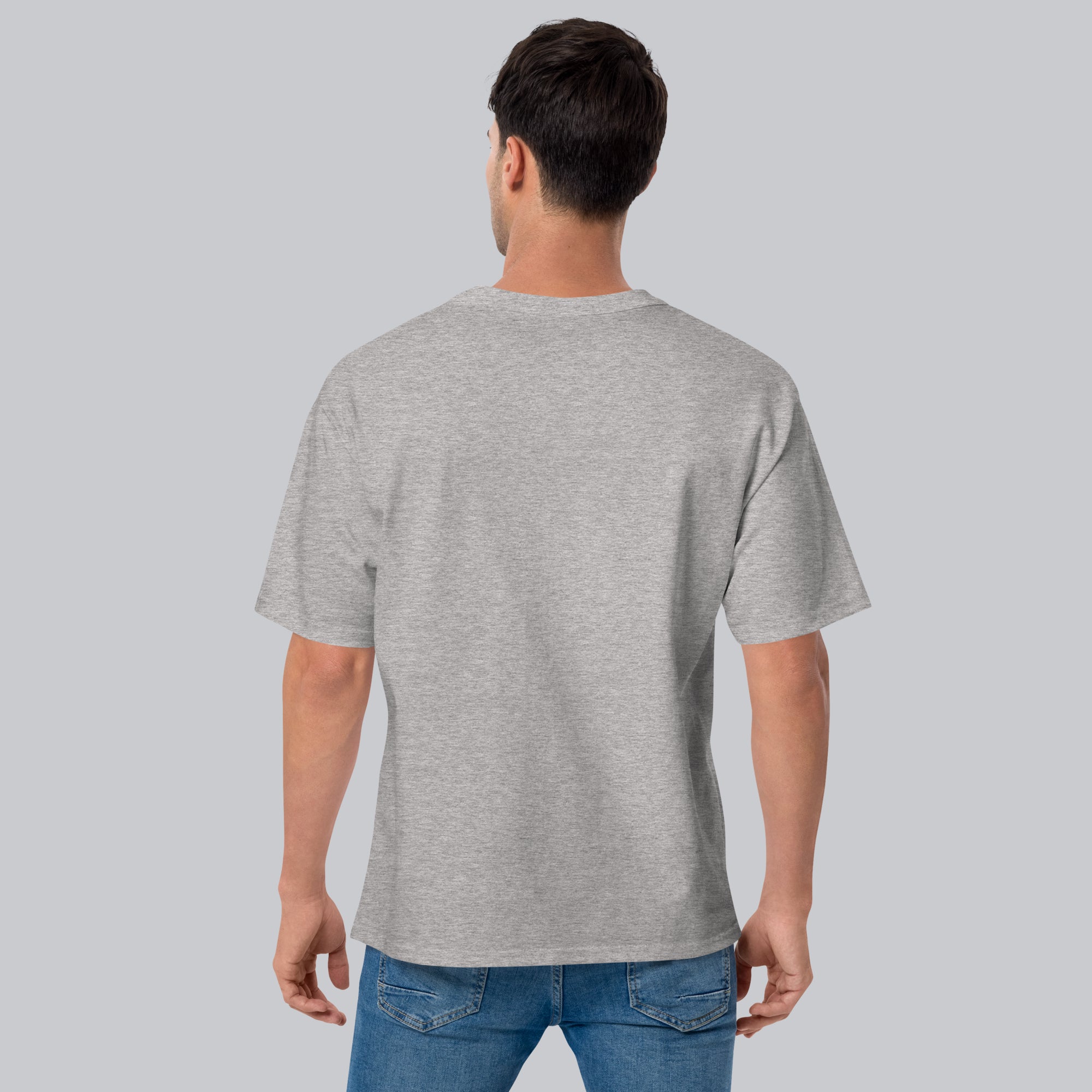 Champion Tshirt Grey with Custom Music Code of your favorite song