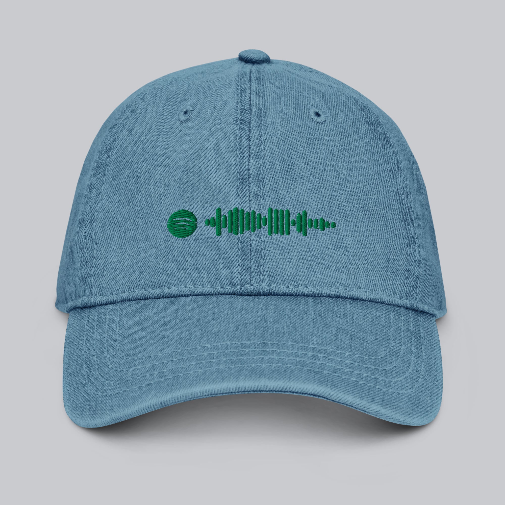 Music Code Custom Denim Hat Black