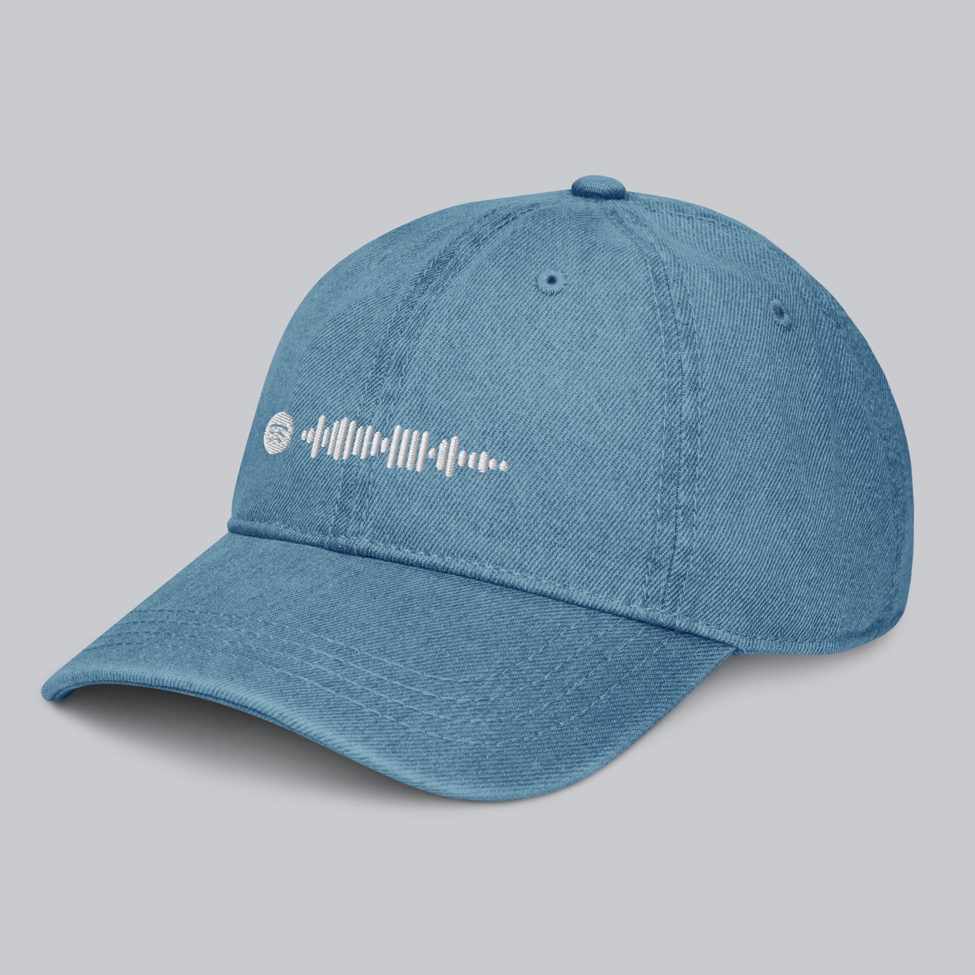 Music Code Custom Denim Hat Black