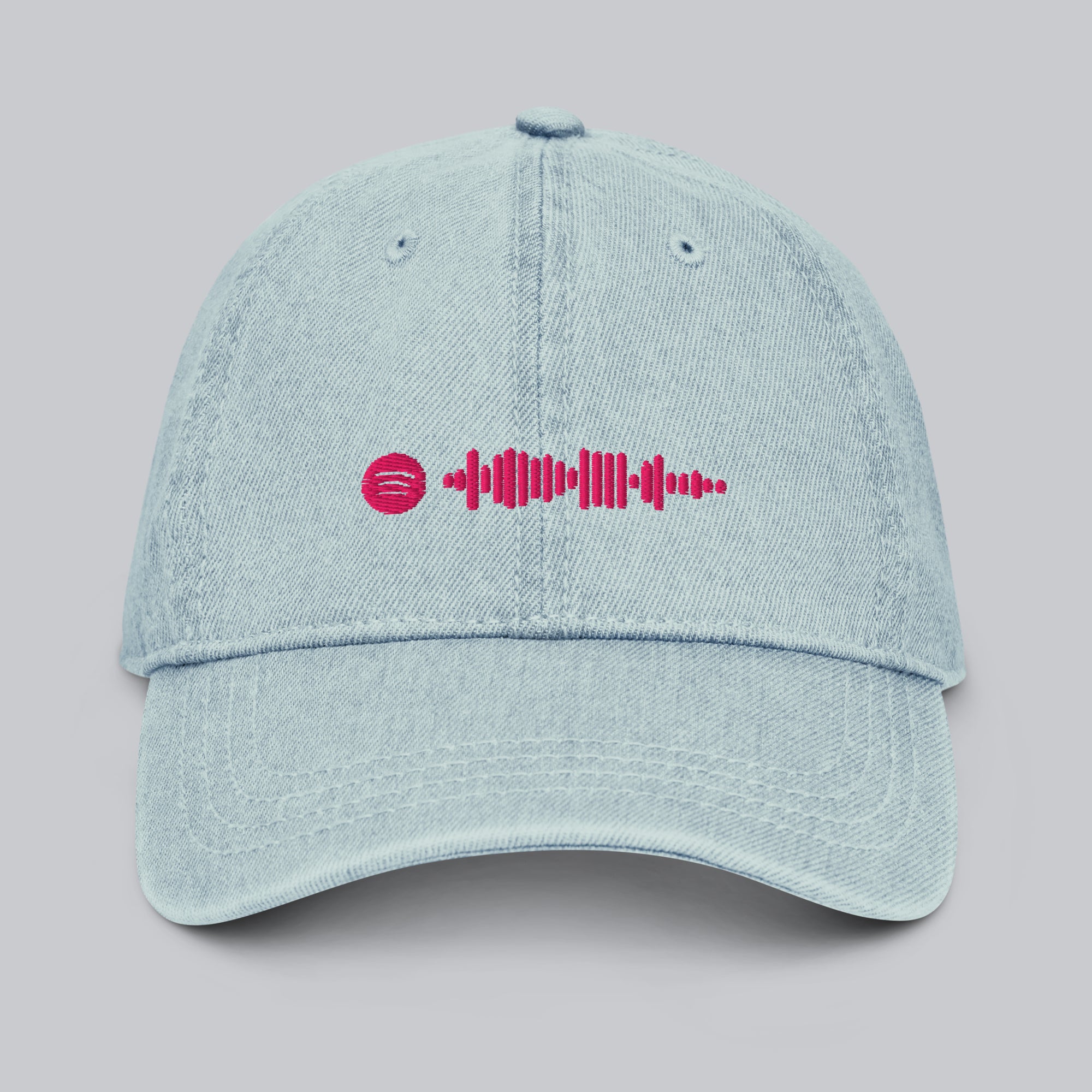 Music Code Custom Denim Hat Black