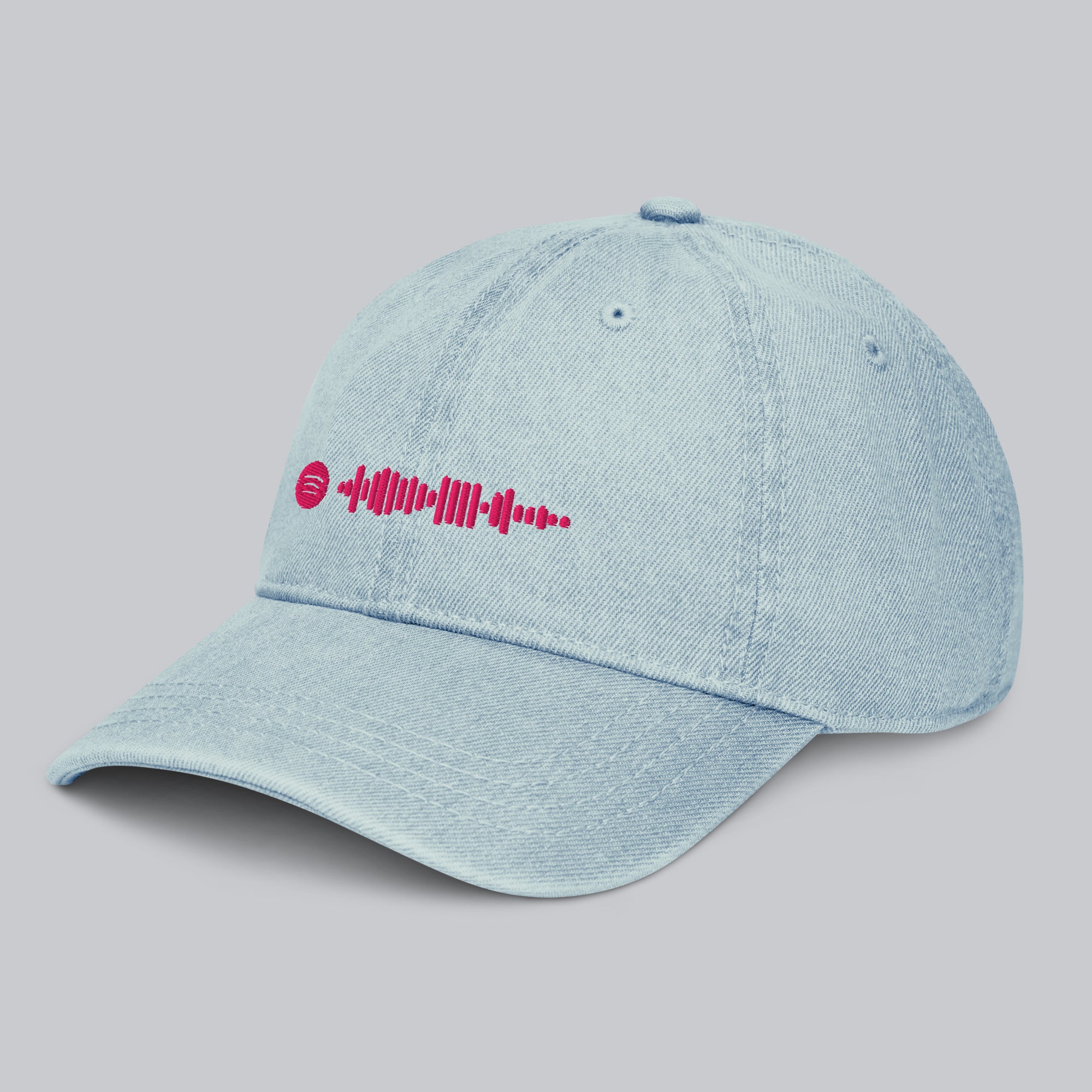 Music Code Custom Denim Hat Black