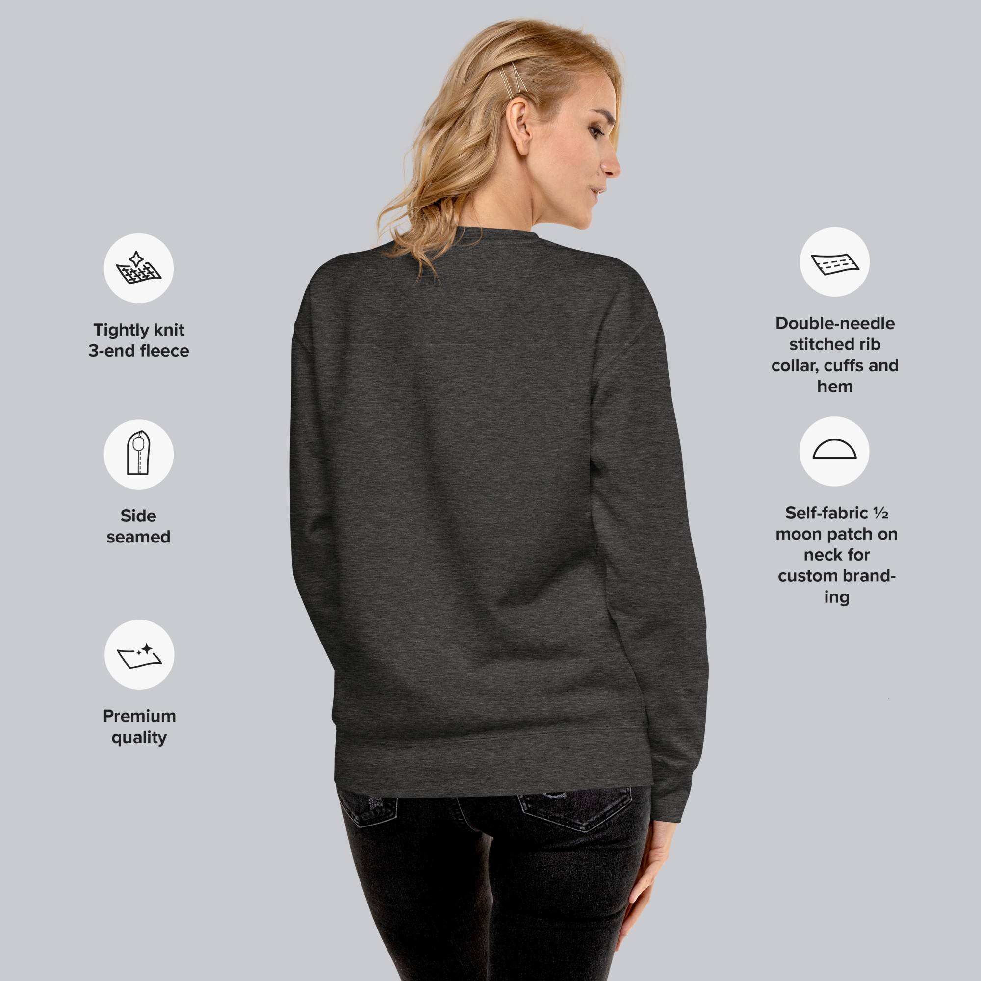 Dark Grey long-sleeve shirt with custom Music Code