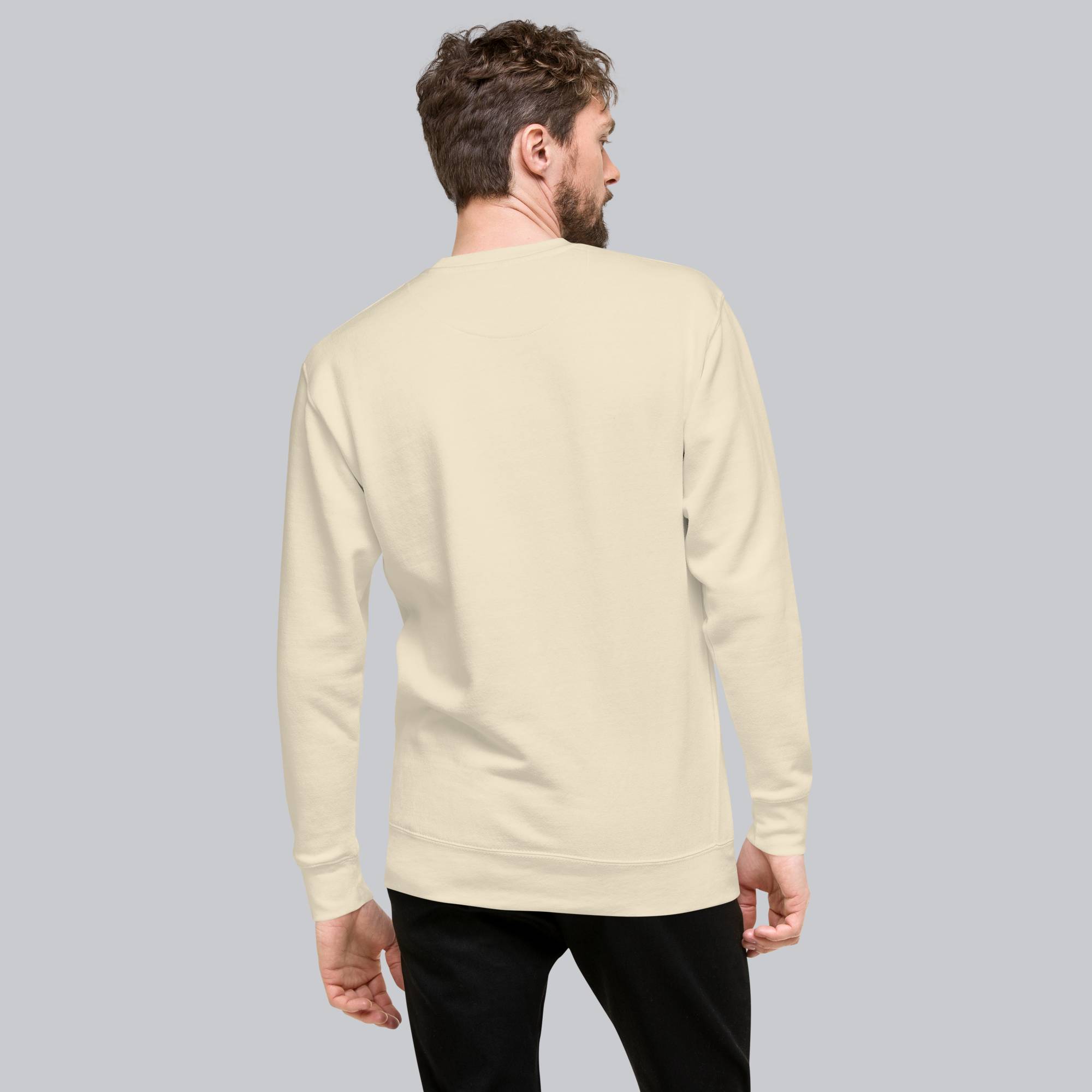 Light Yellow long-sleeve shirt with custom Music Code