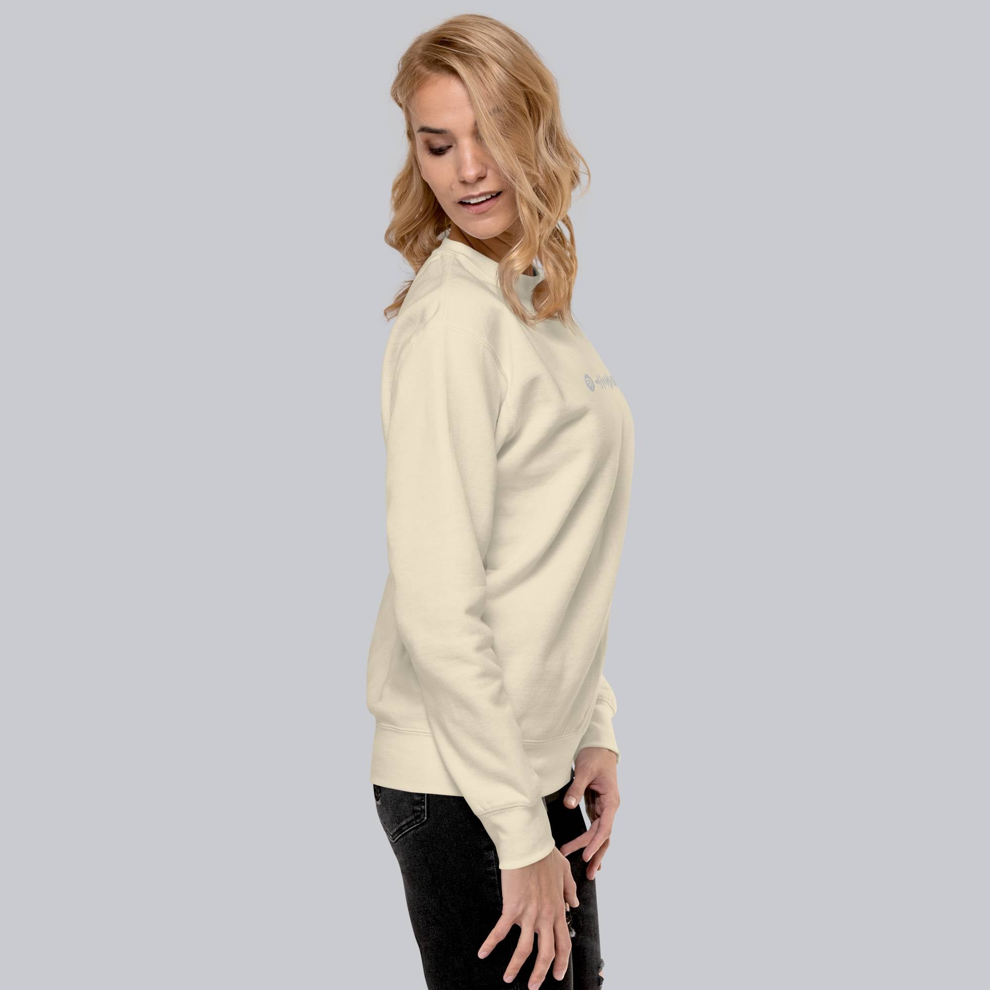 Light Yellow long-sleeve shirt with custom Music Code