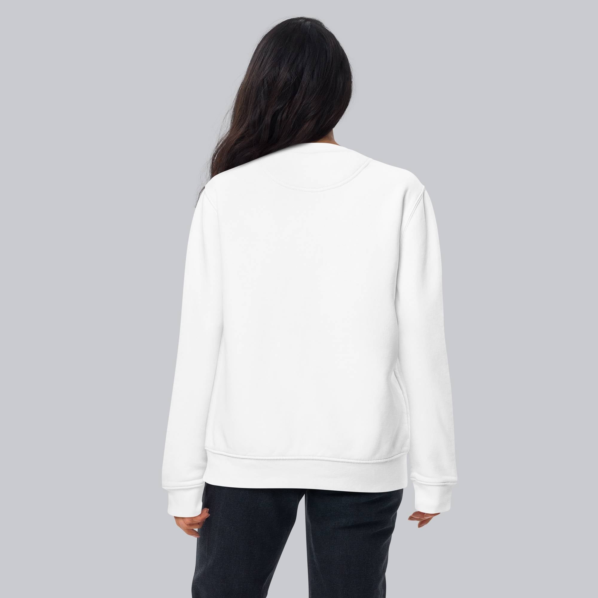 White long-sleeve shirt with custom Music Code