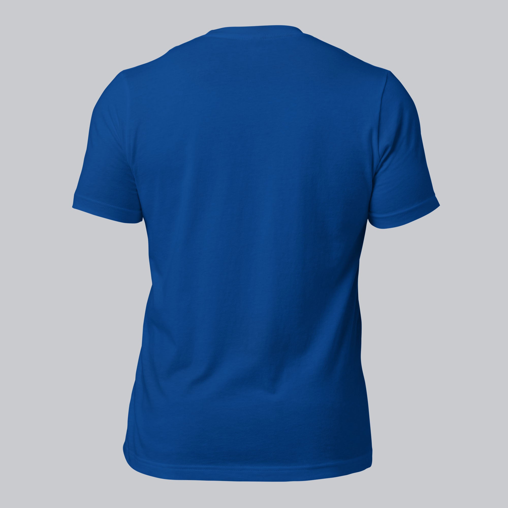 Blue unisex tshirt with custom music code