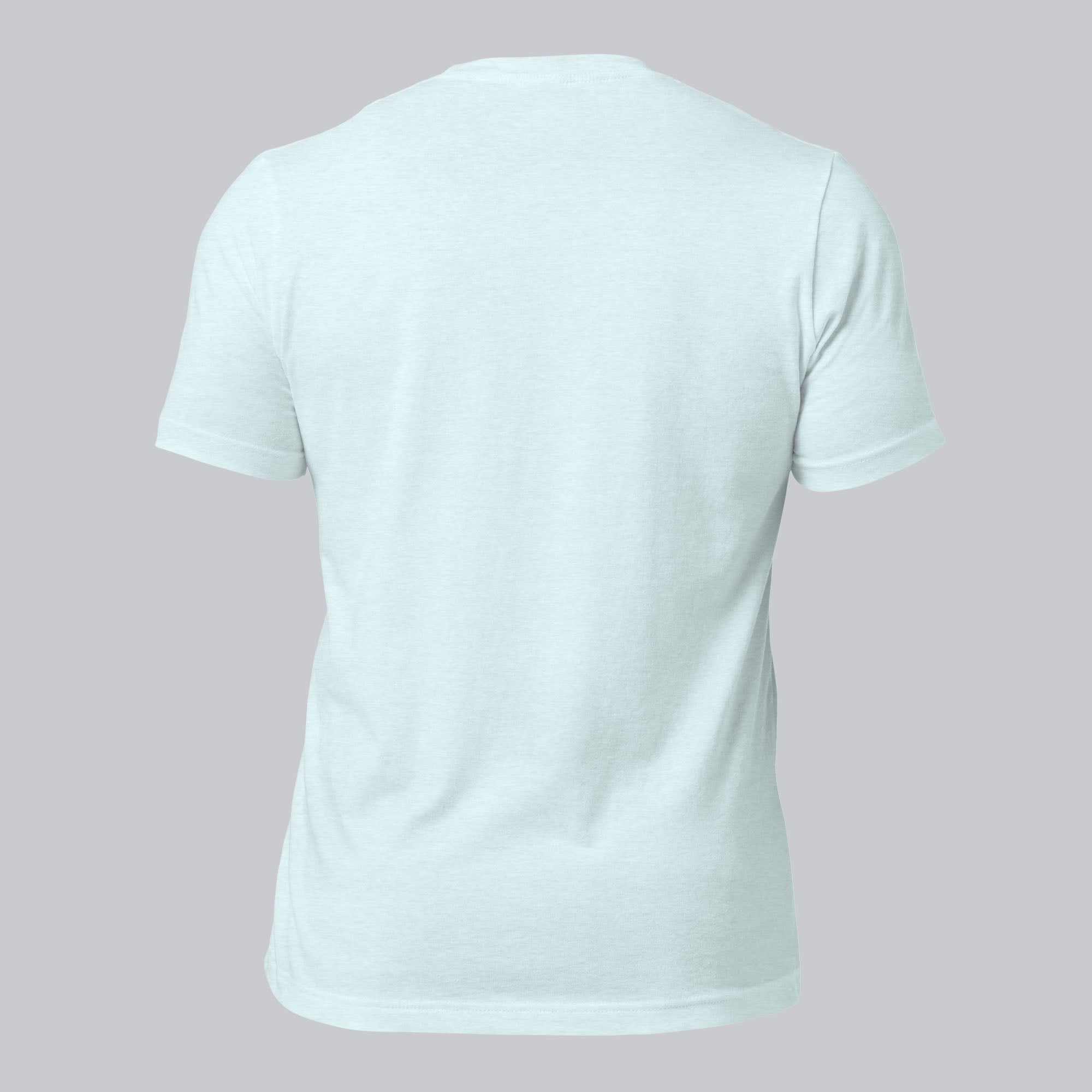 Light Blue unisex tshirt with custom music code