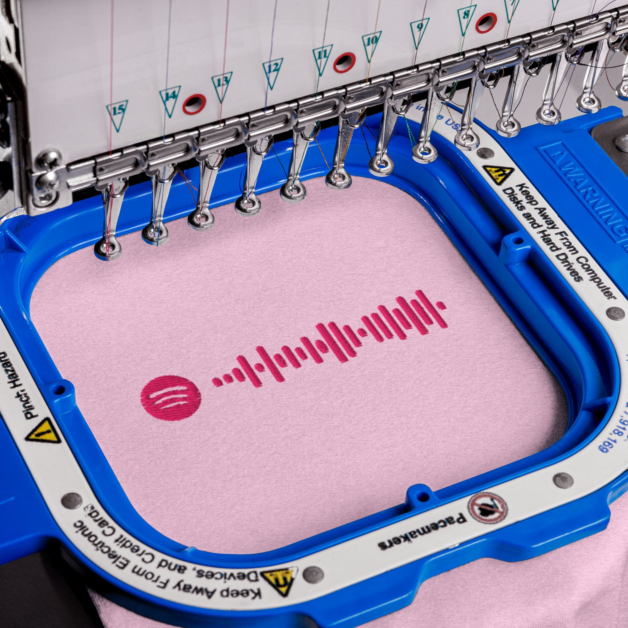 Lilac unisex tshirt with custom music code