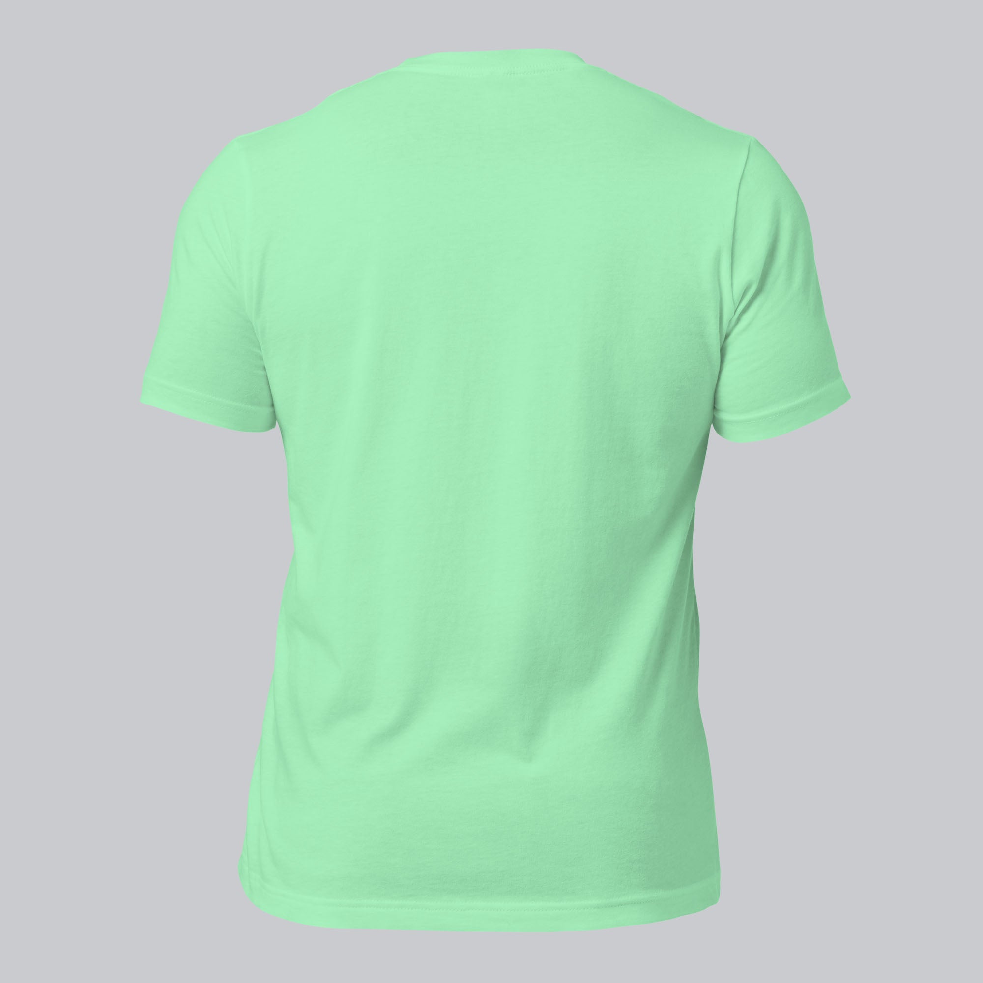 Mint unisex tshirt with custom music code