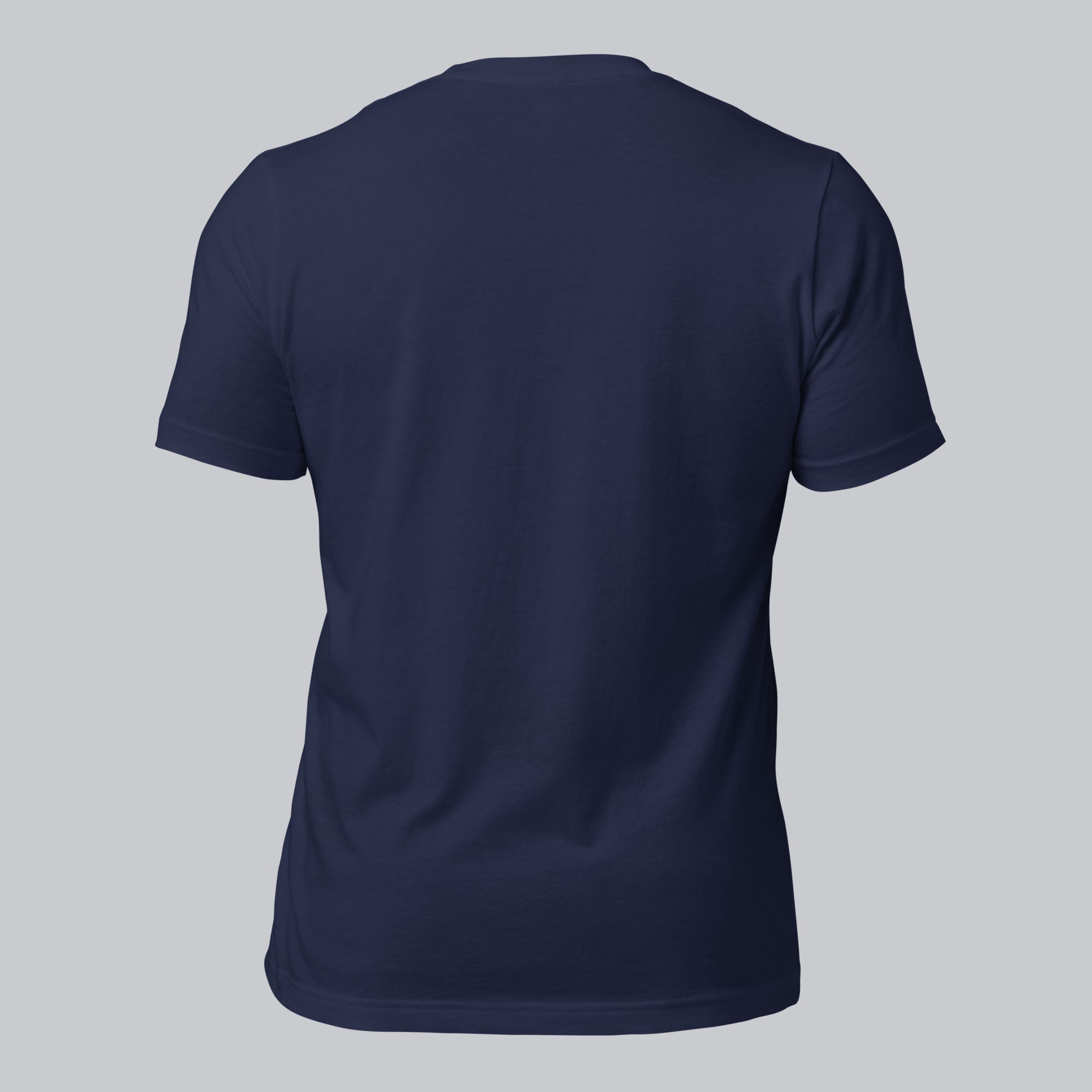 Navy unisex tshirt with custom music code