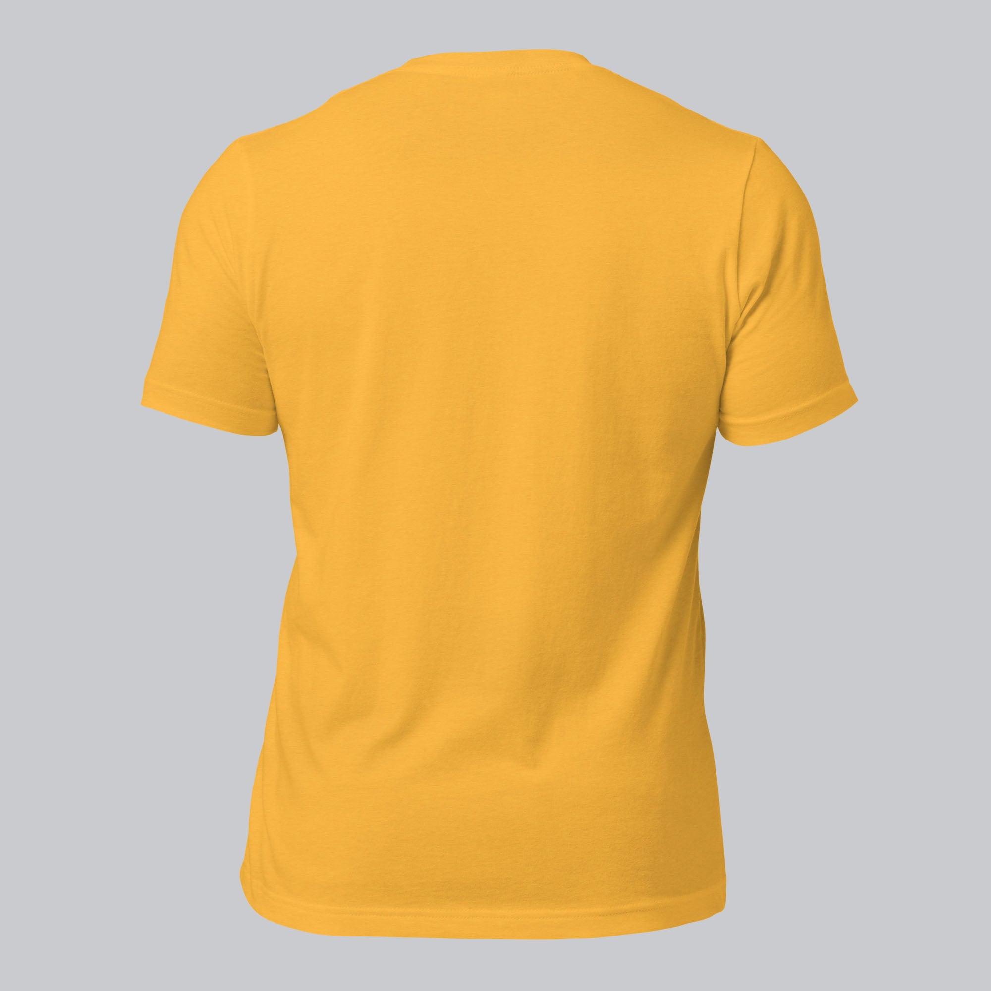 Yellow Tshirt with embroidered custom music code