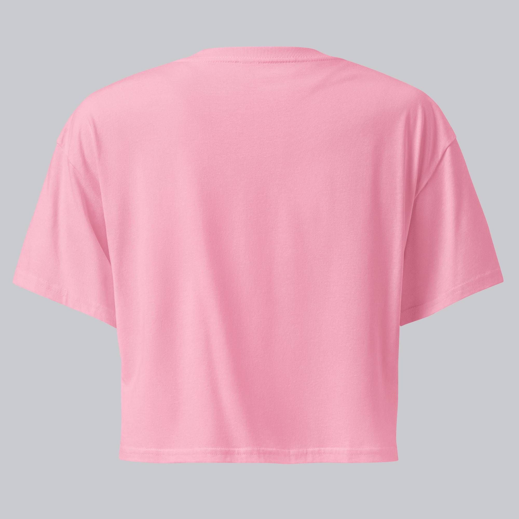 Pink Crop Top tshirt with custom Music Code