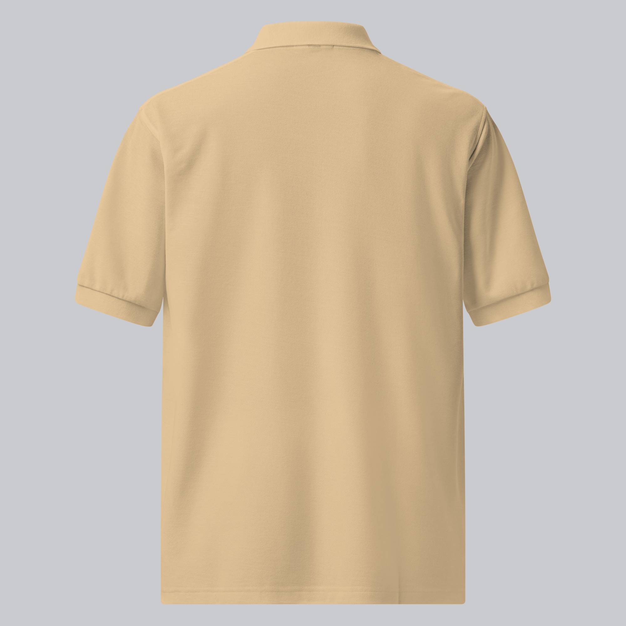 Beige Polo Tshirt with custom Music Code