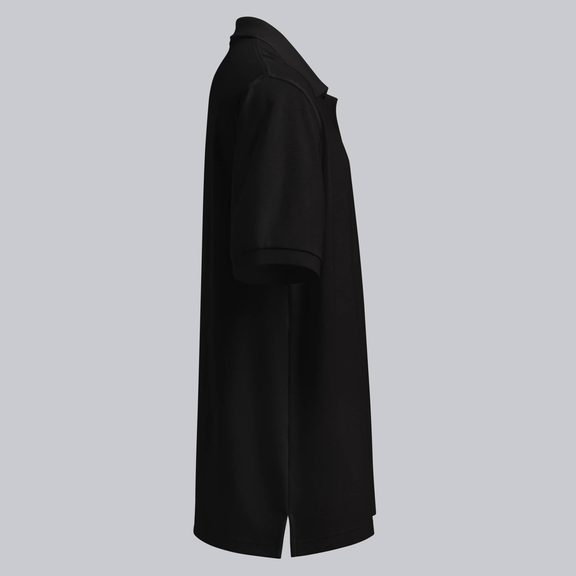 Black Polo Tshirt with custom Music Code