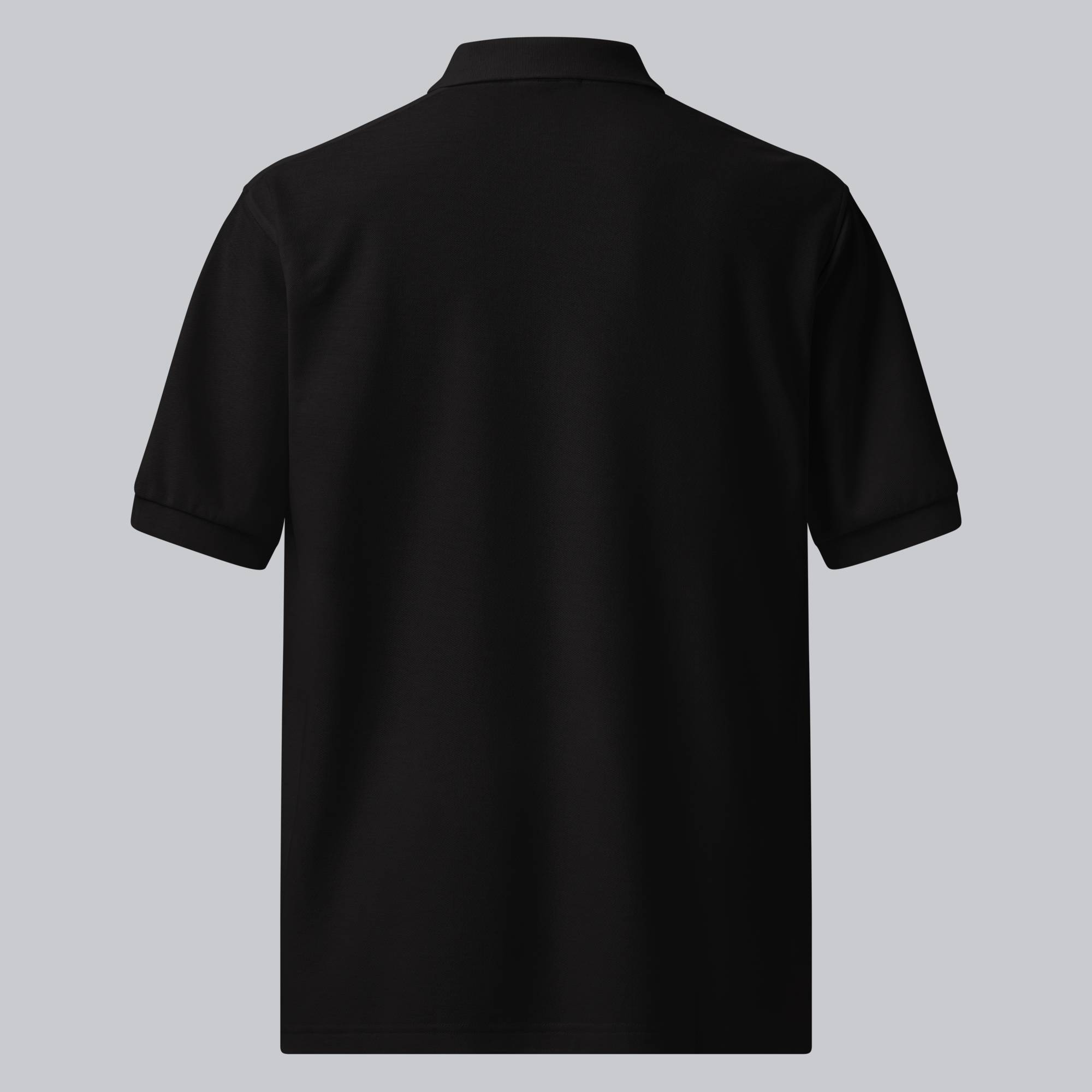 Black Polo Tshirt with custom Music Code