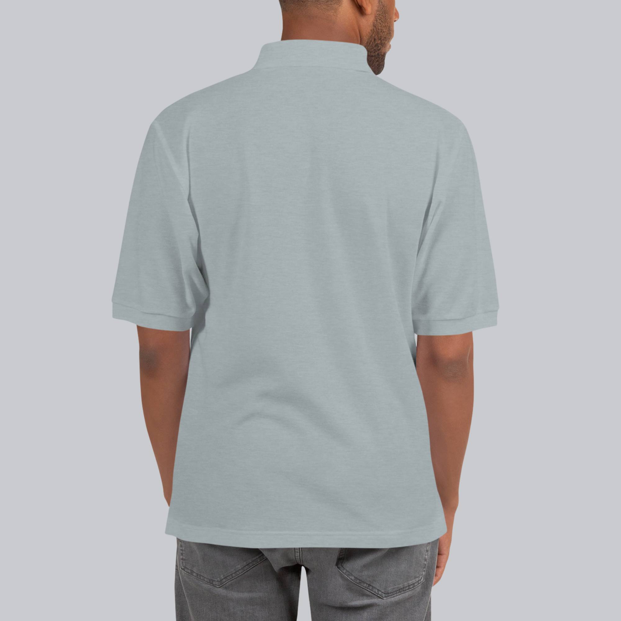 Grey Polo Tshirt with custom Music Code