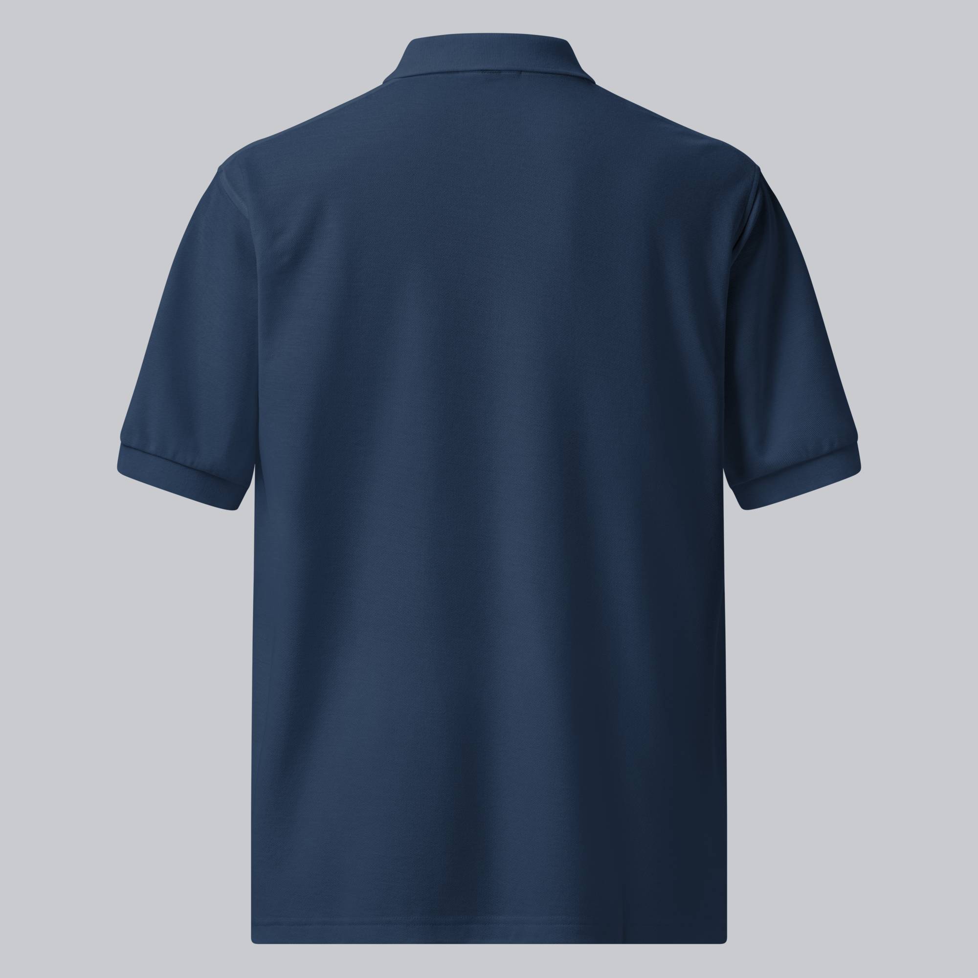 Navy Polo Tshirt with custom Music Code