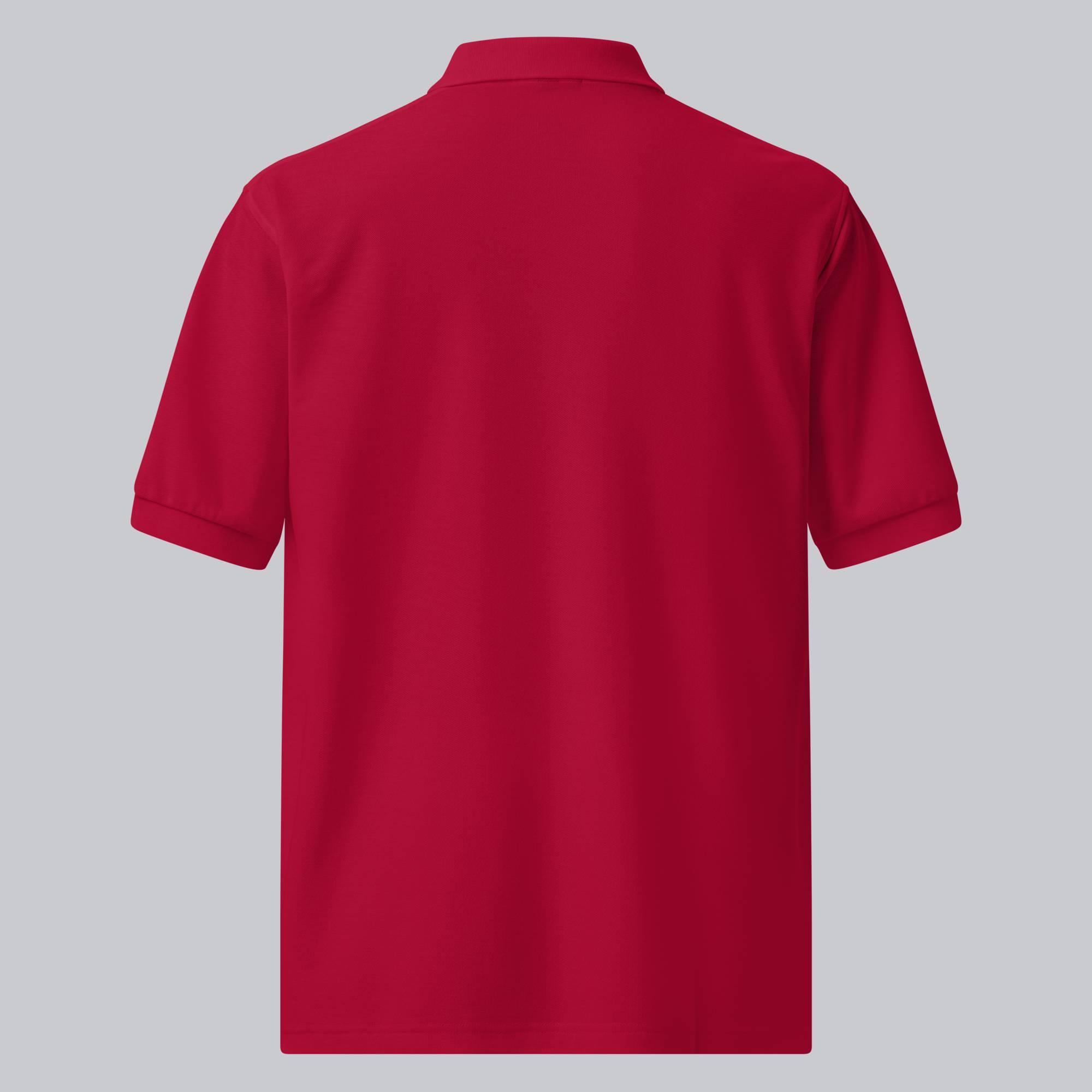 Red Polo Tshirt with custom Music Code