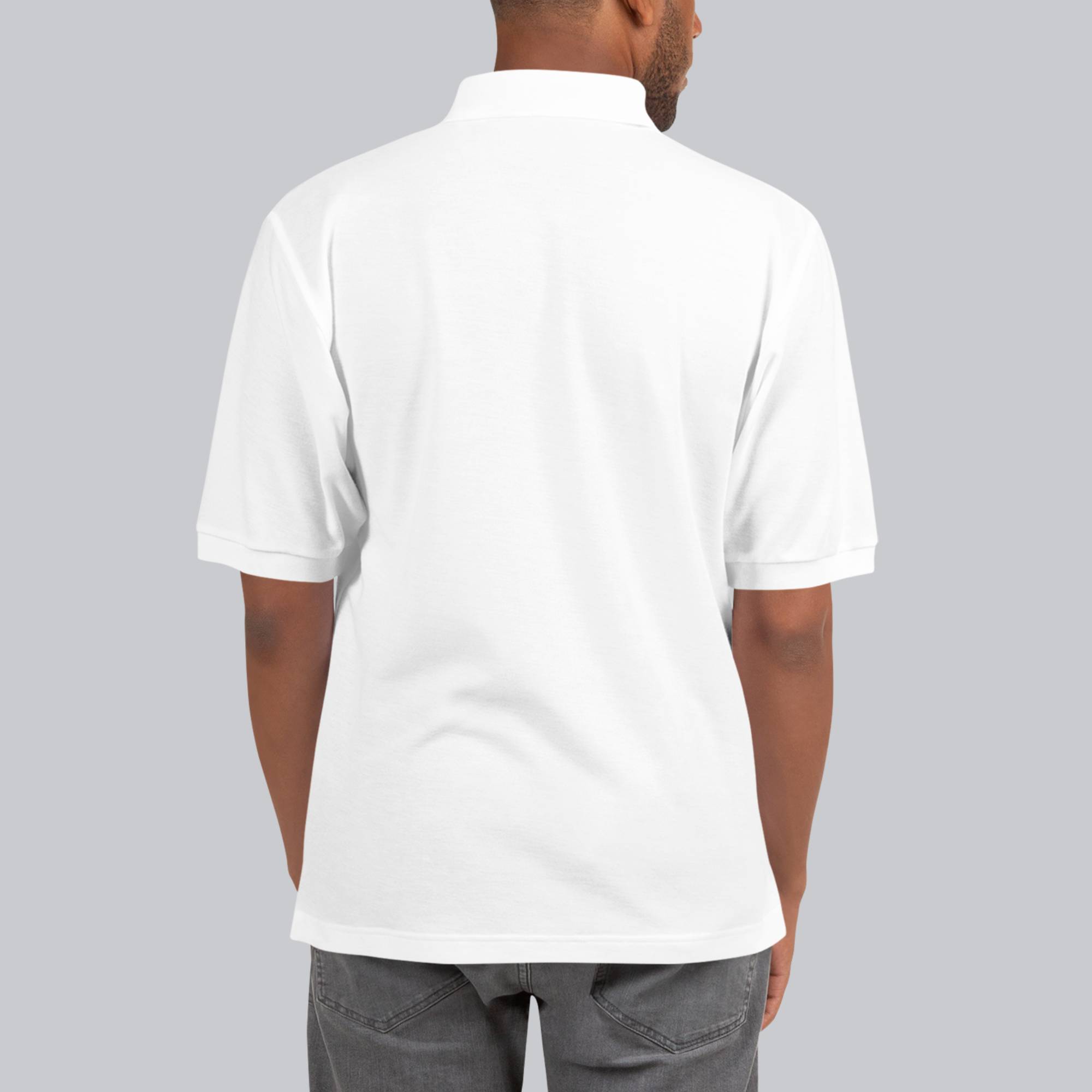 White Polo Tshirt with custom Music Code