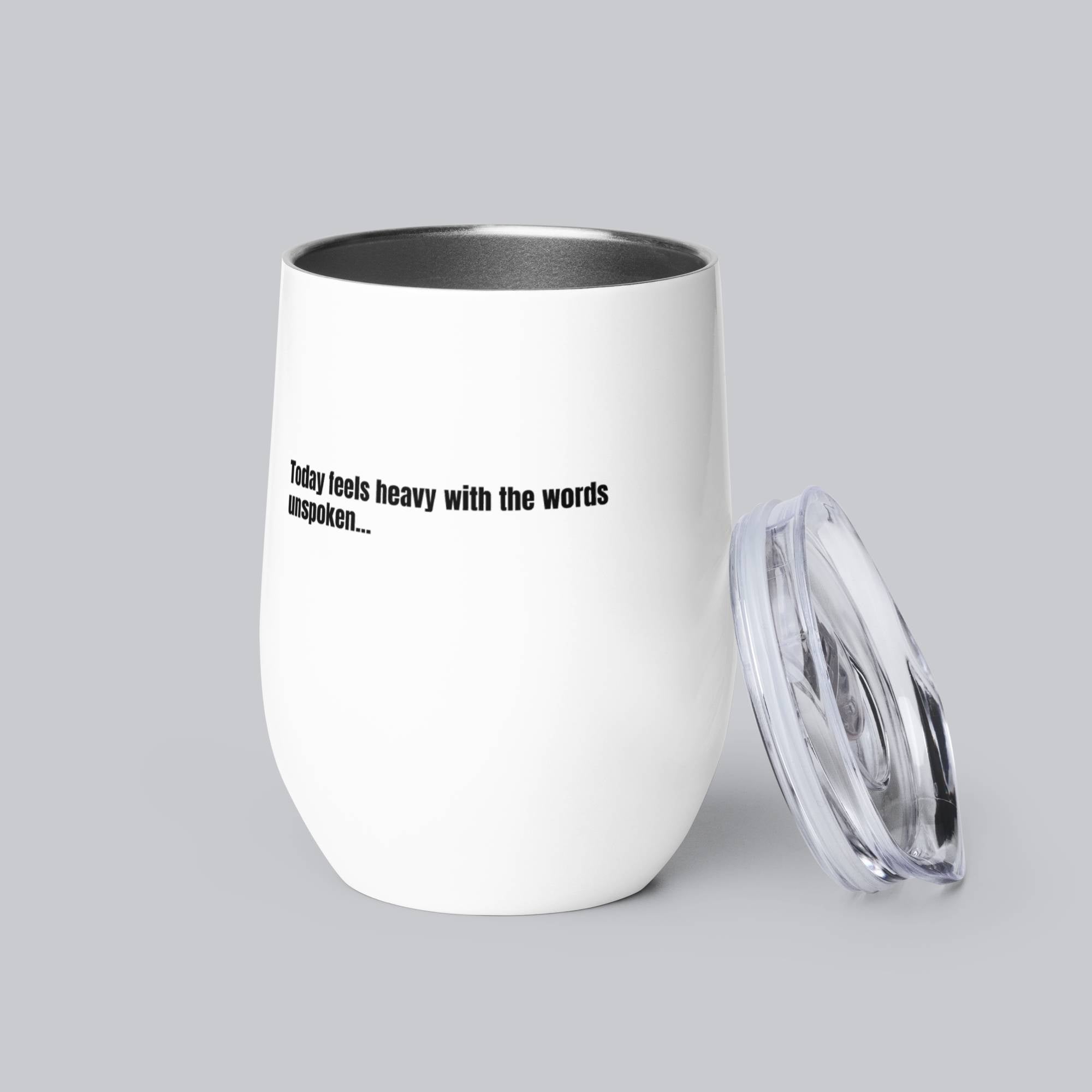 Wine Tumbler with custom Music Code of your song