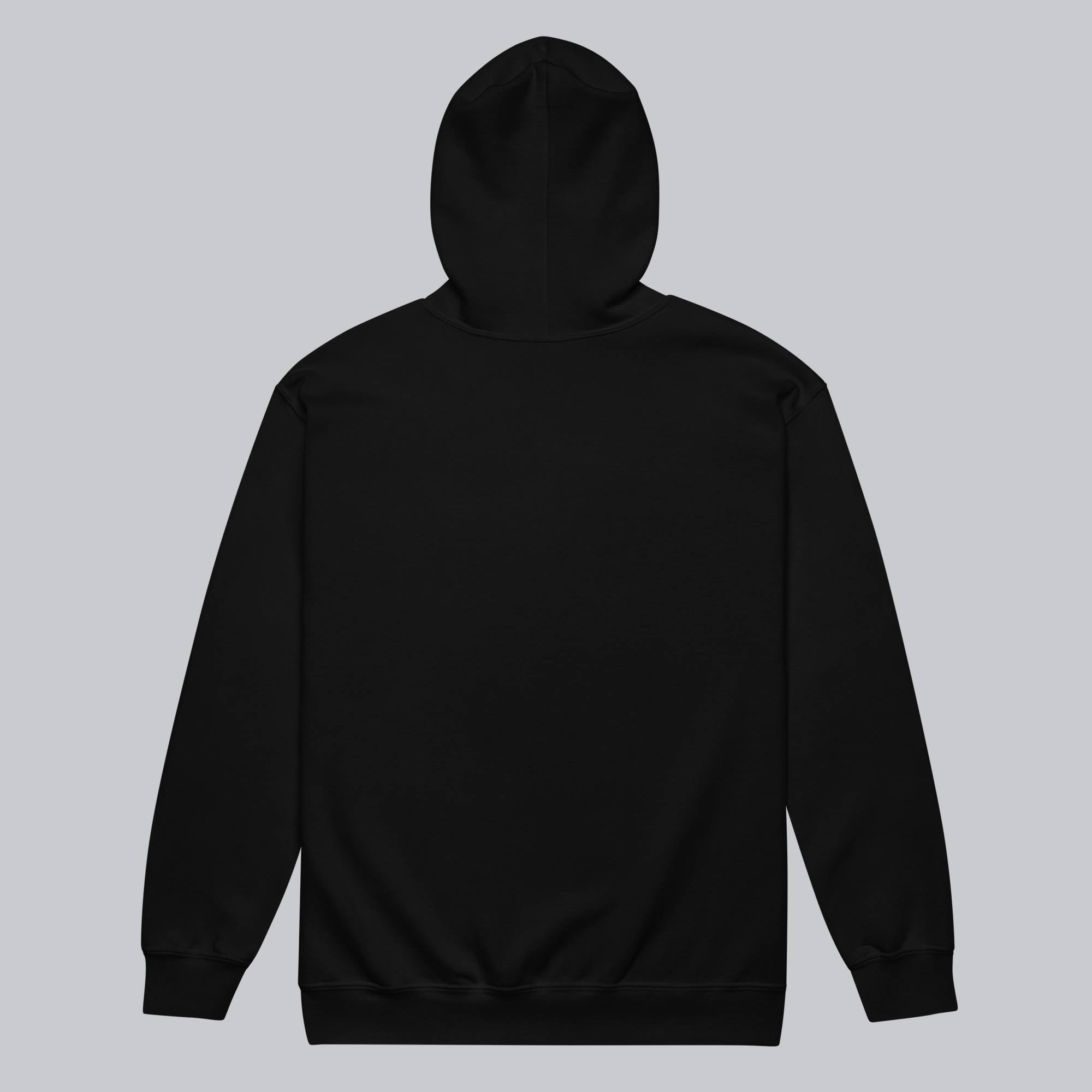 Black Zip Hoodie with custom Music Code