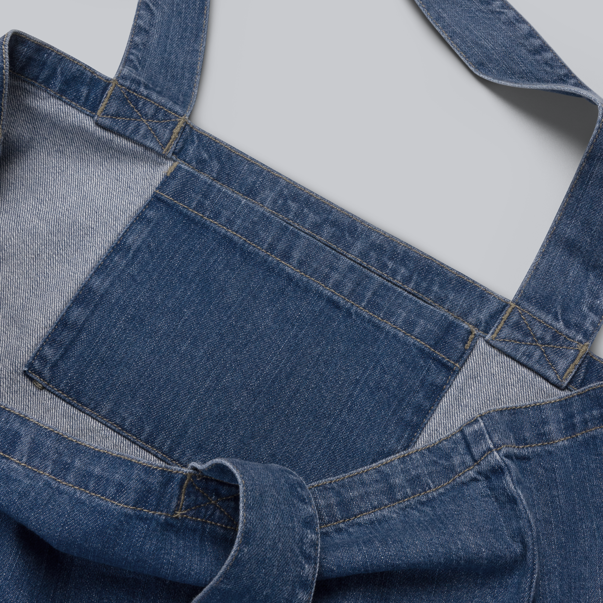 Organic denim tote with custom Music Code of your favorite song