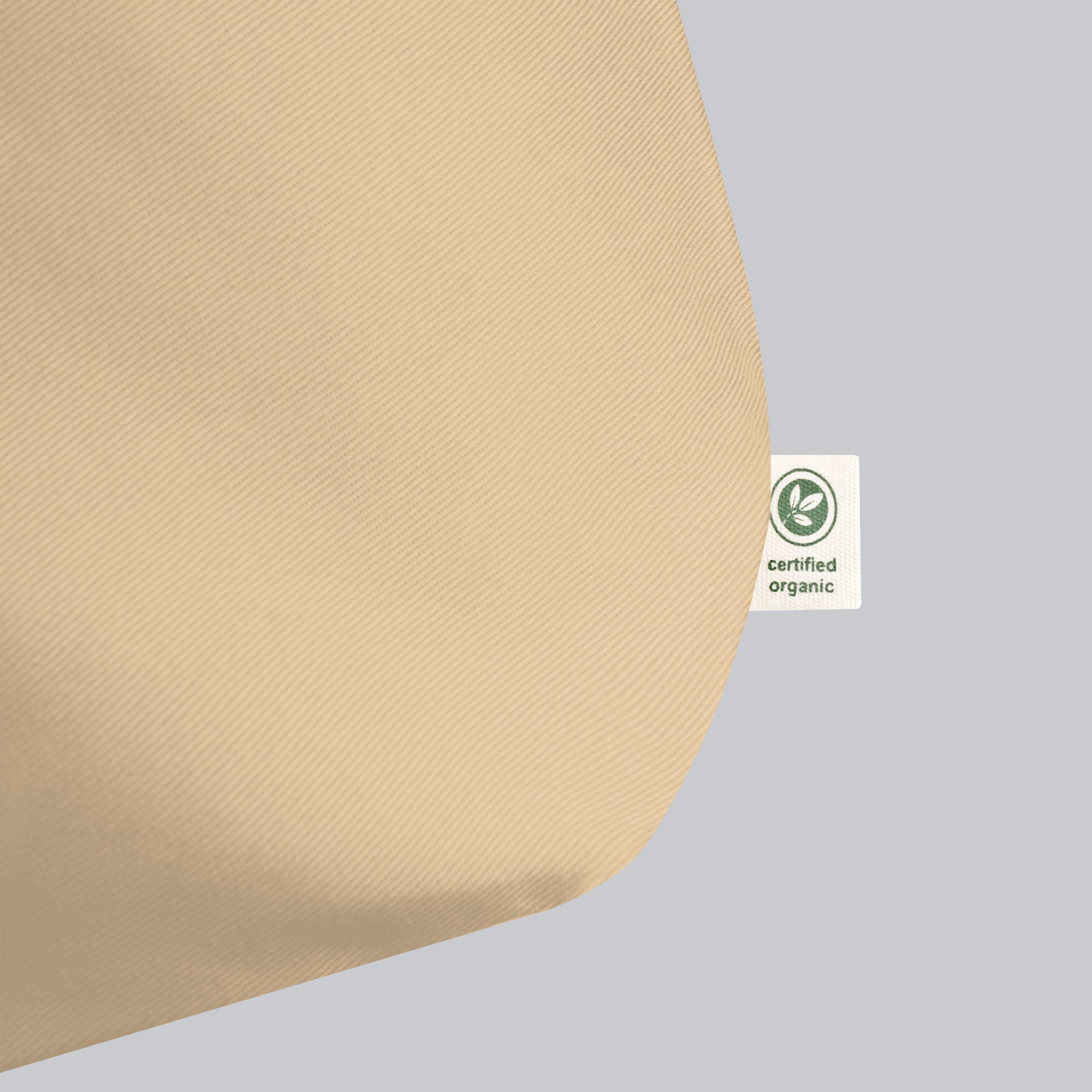 Eco Tote Bag Large Beige with custom Music Code of your favorite song