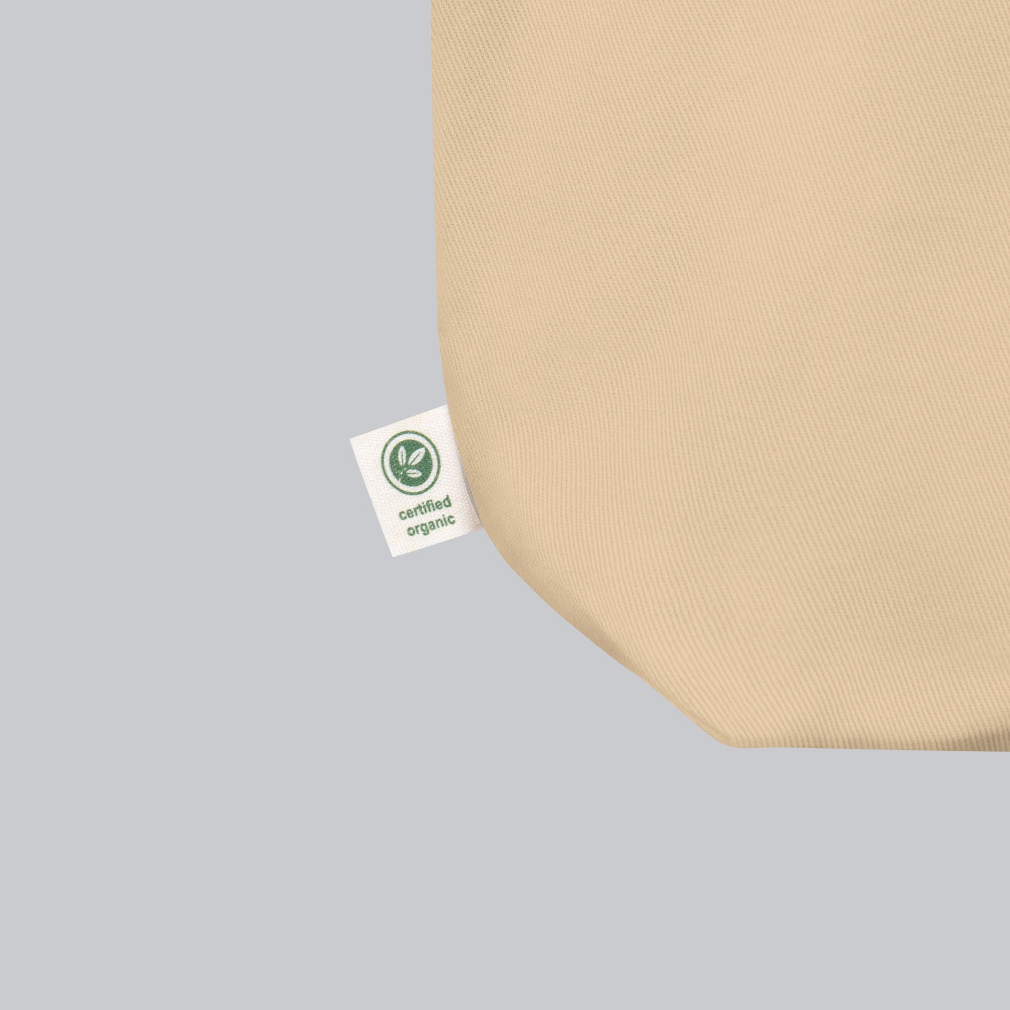 Eco Tote Bag Small Beige with custom Music Code of your favorite song