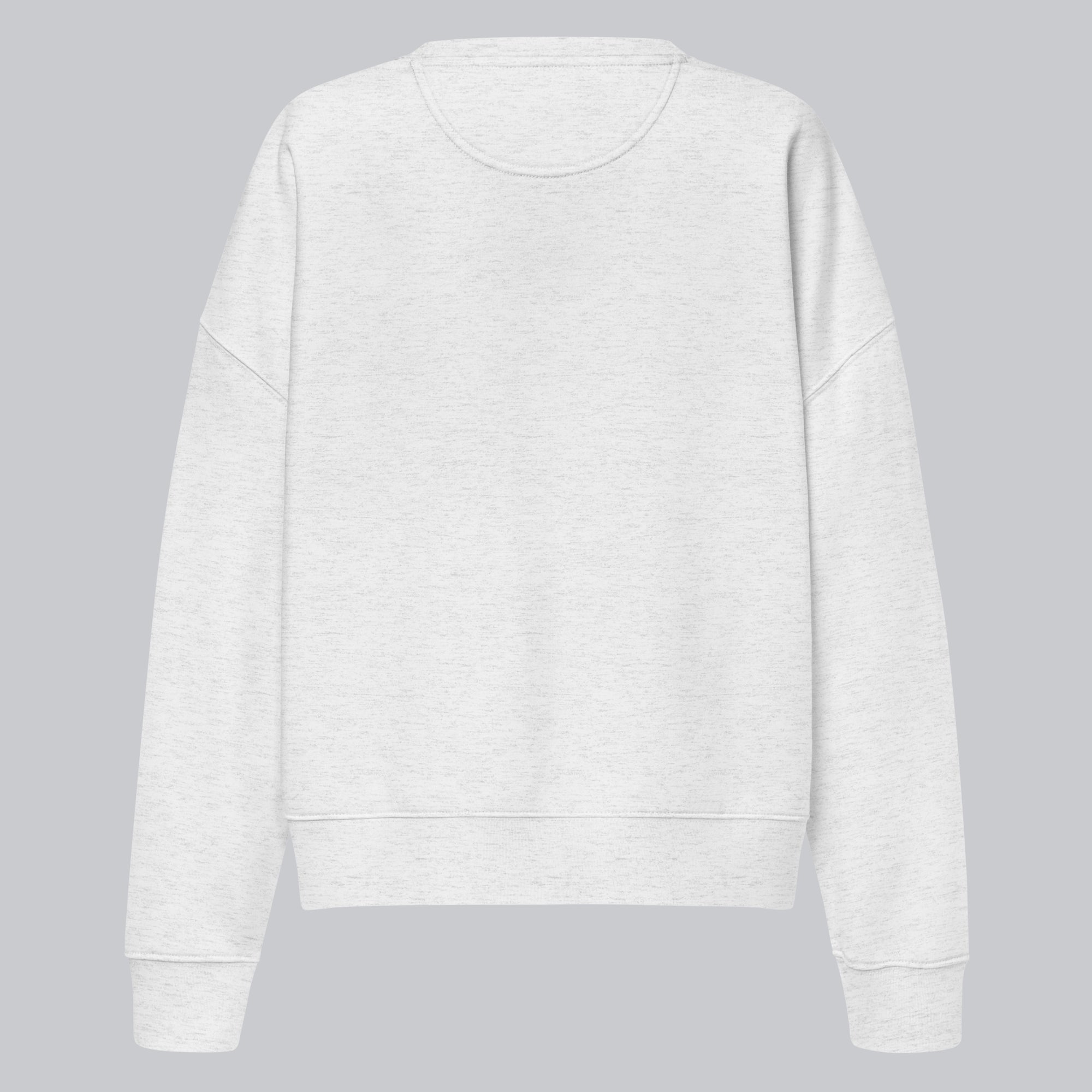 Stanly Stella Organic Women Sweathirt Light Grey with embroidered custom Music Code