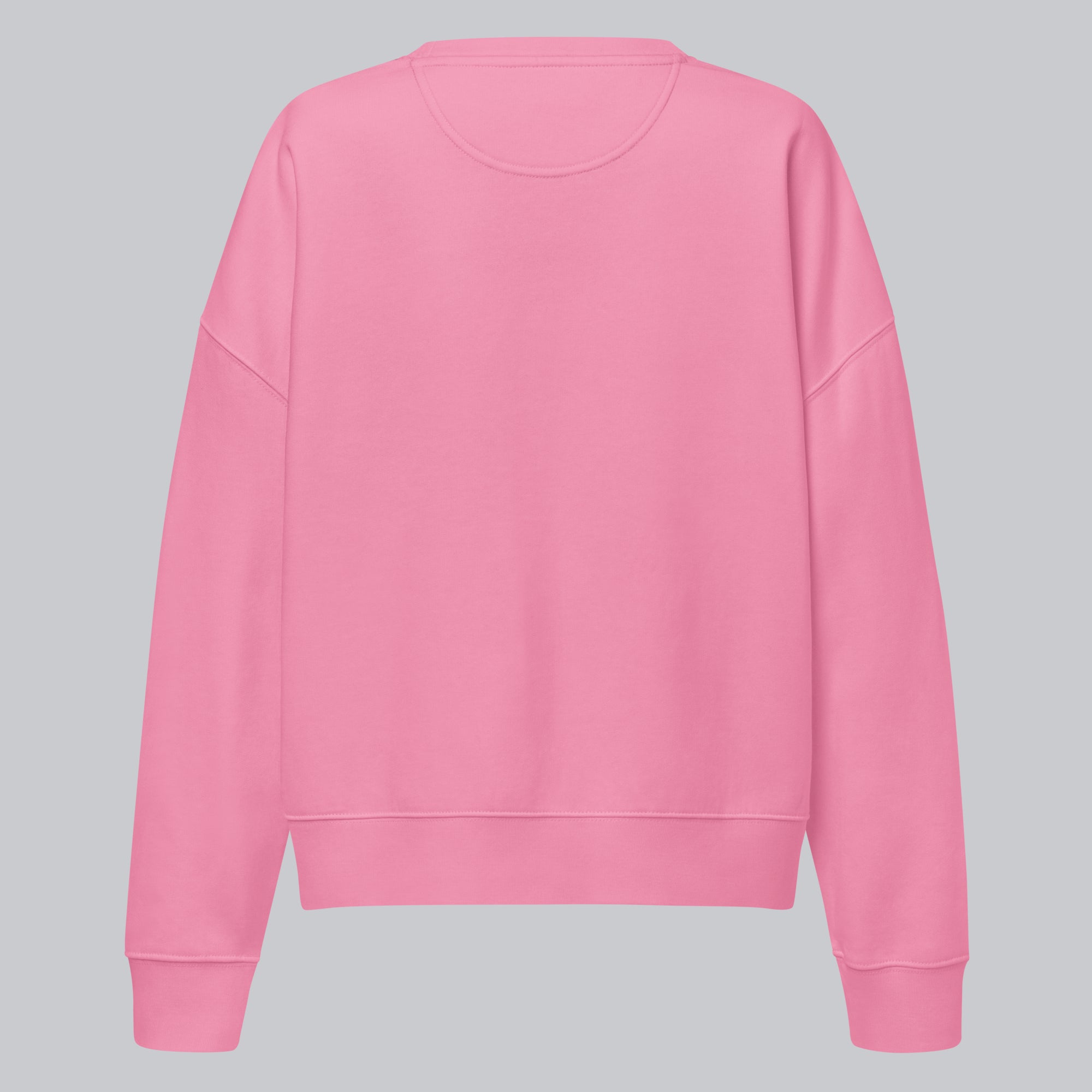 Stanly Stella Organic Women Sweathirt Pink with embroidered custom Music Code