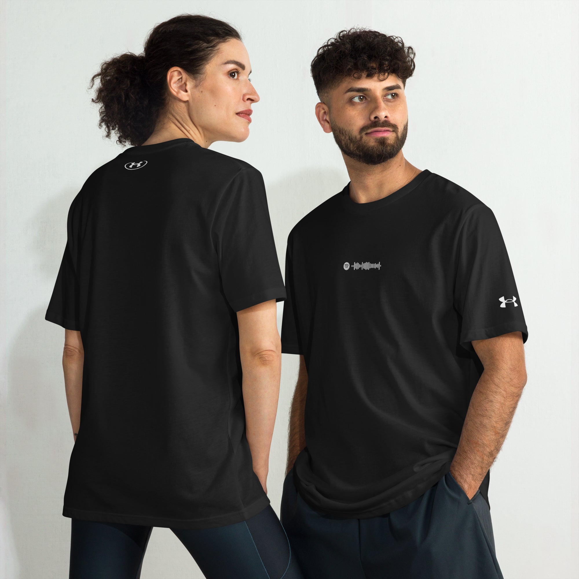 Under Armour Athletic Tshirt with custom Music Code