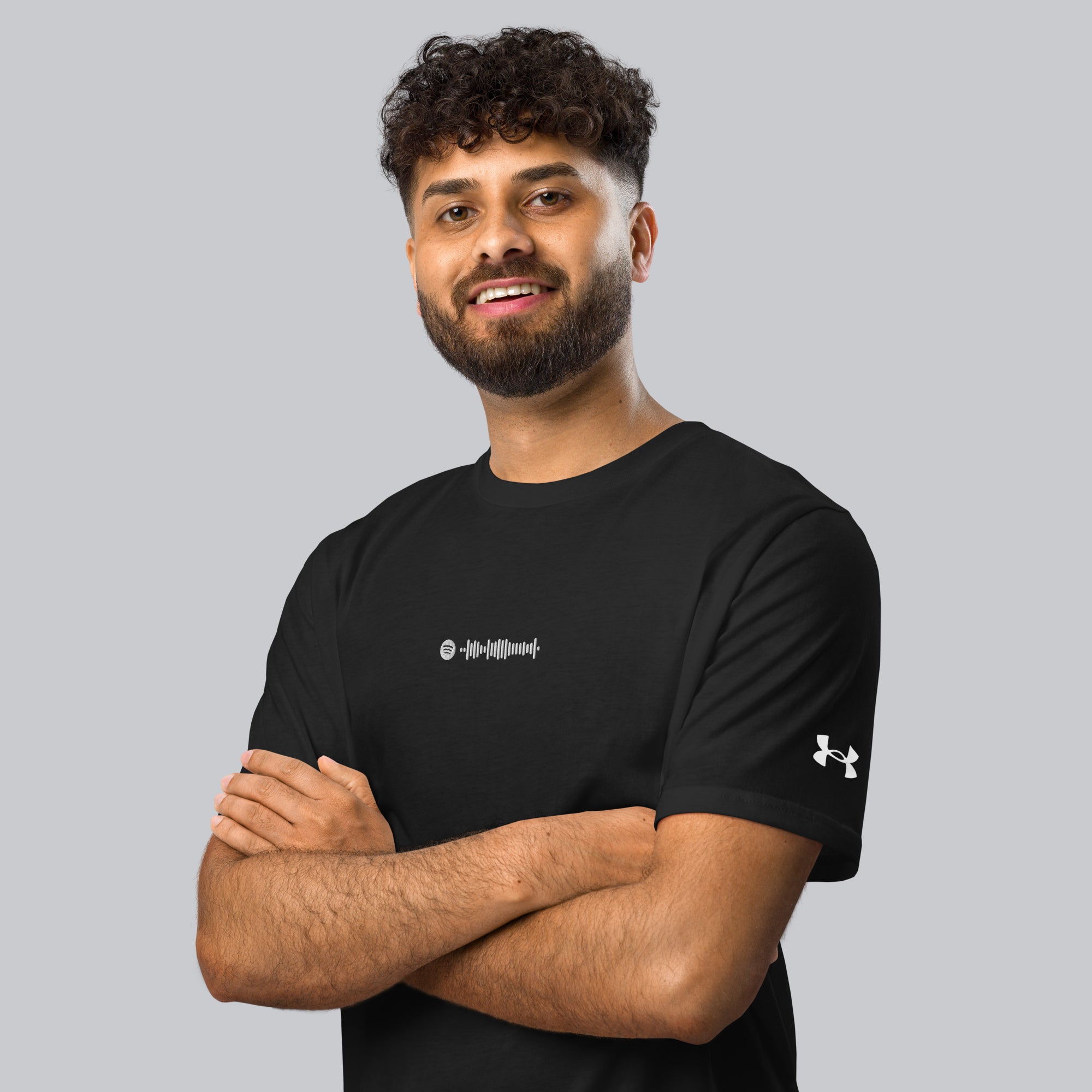 Under Armour Athletic Tshirt with custom Music Code