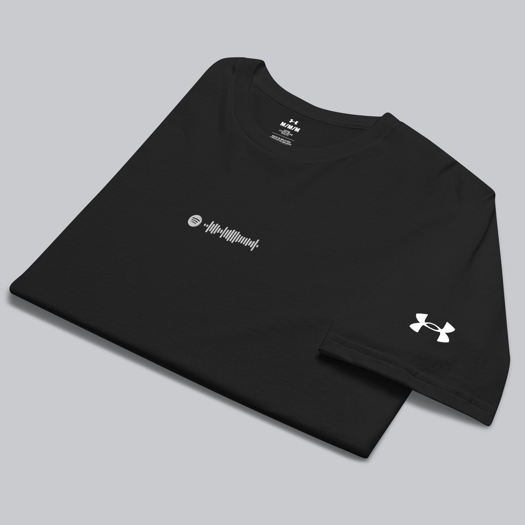 Under Armour Athletic Tshirt with custom Music Code