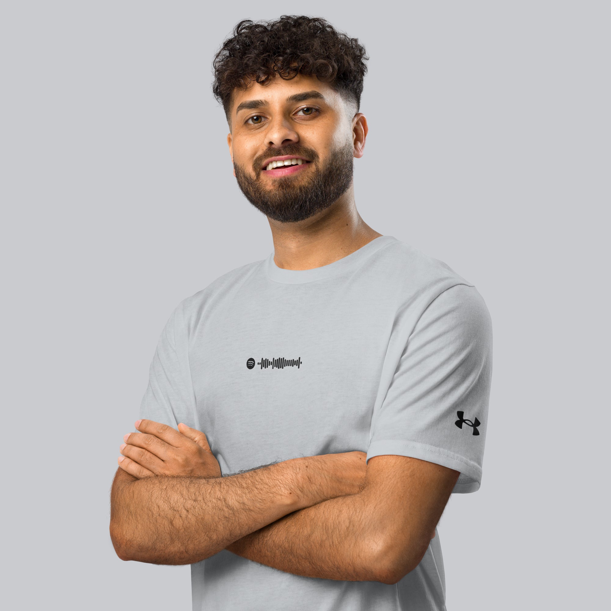 Under Armour Athletic Tshirt with custom Music Code