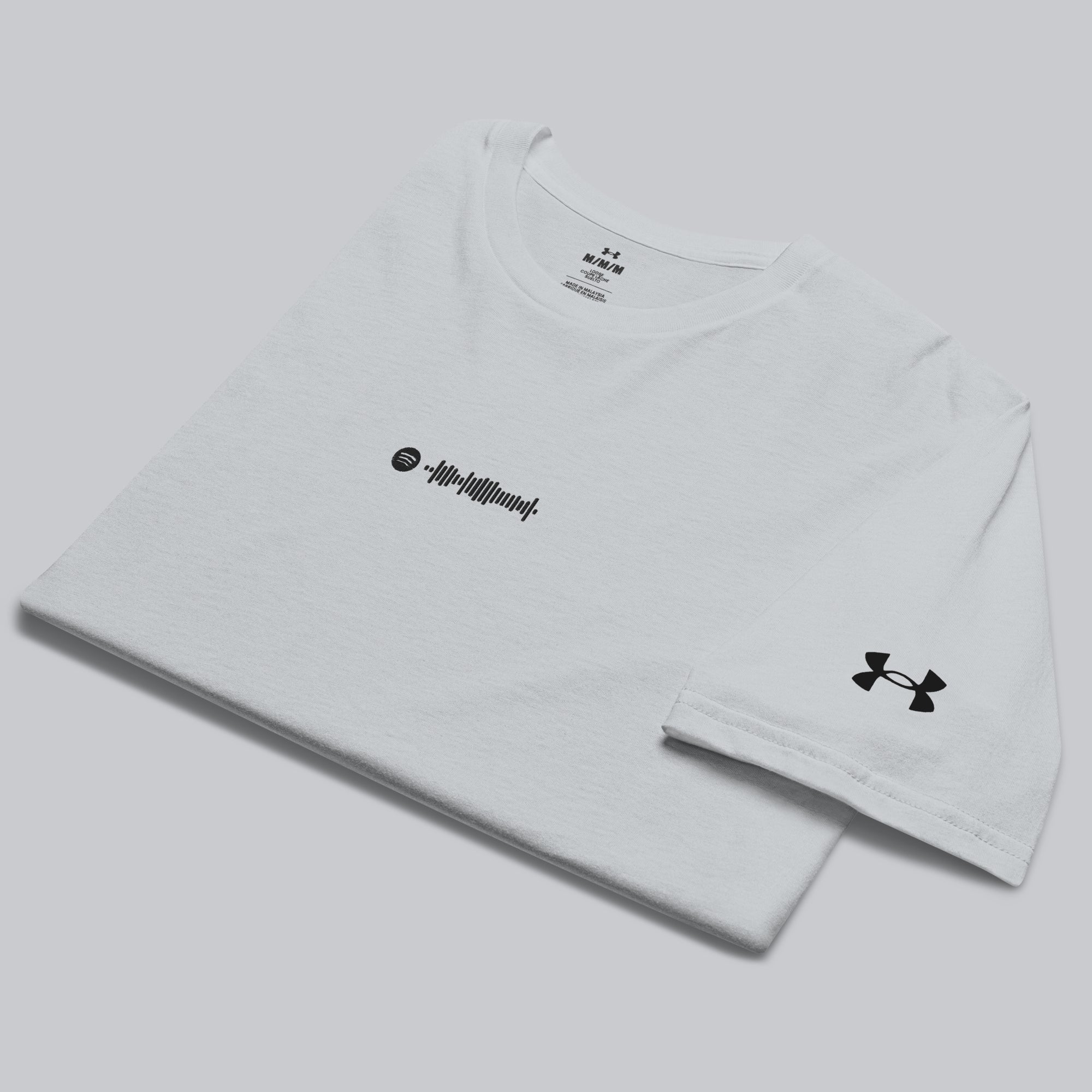 Under Armour Athletic Tshirt with custom Music Code