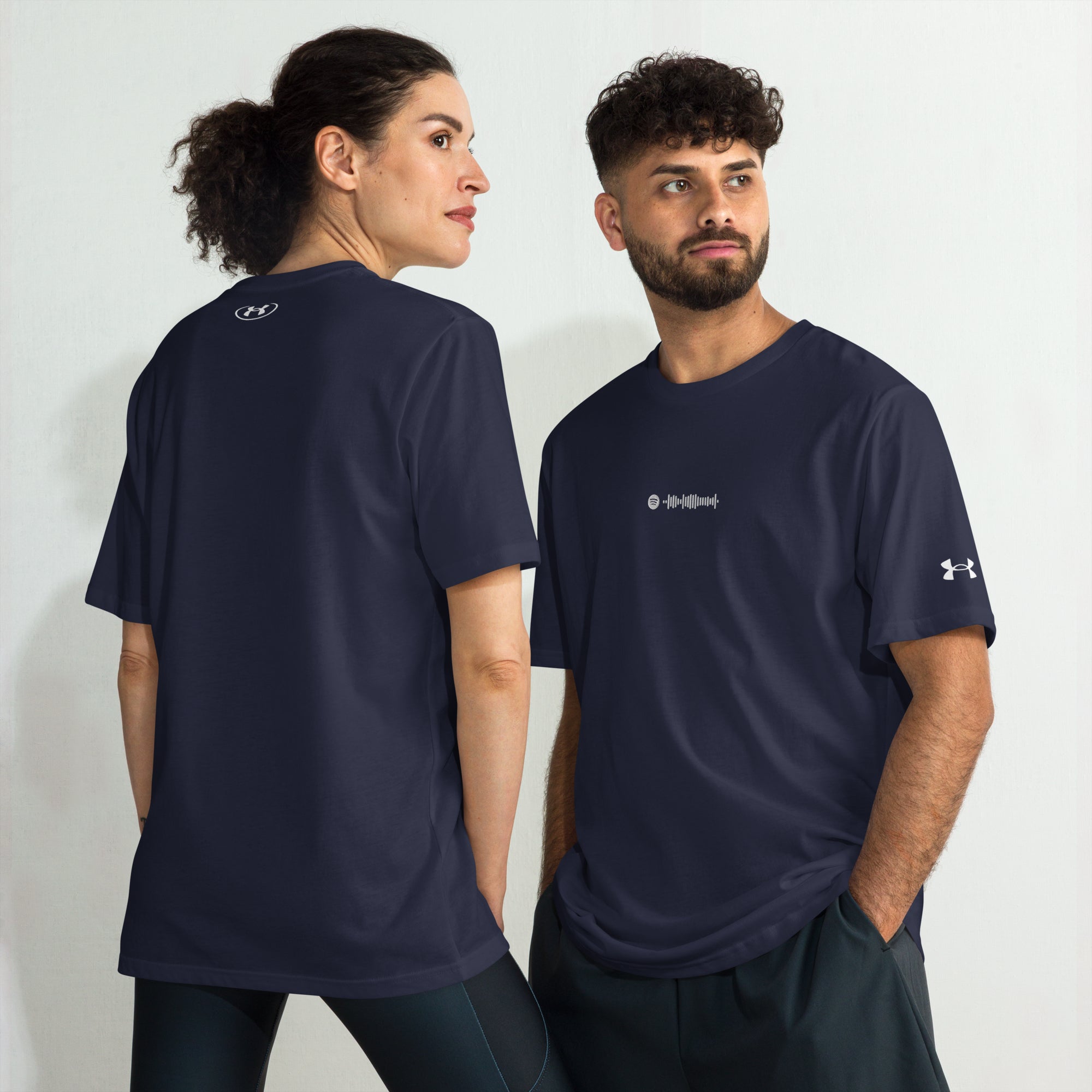 Under Armour Athletic Tshirt with custom Music Code