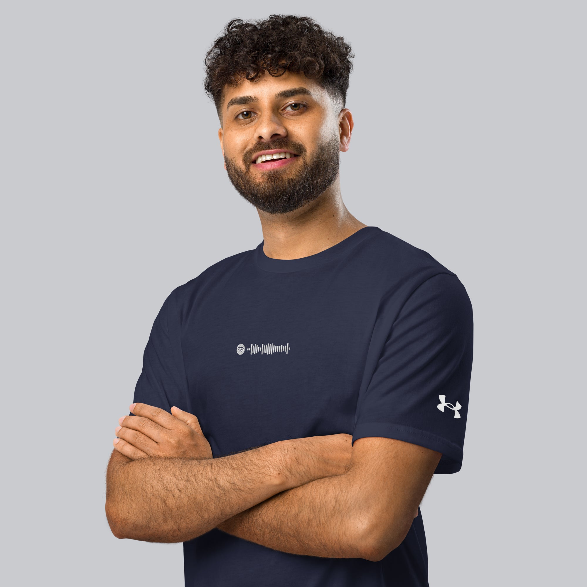 Under Armour Athletic Tshirt with custom Music Code