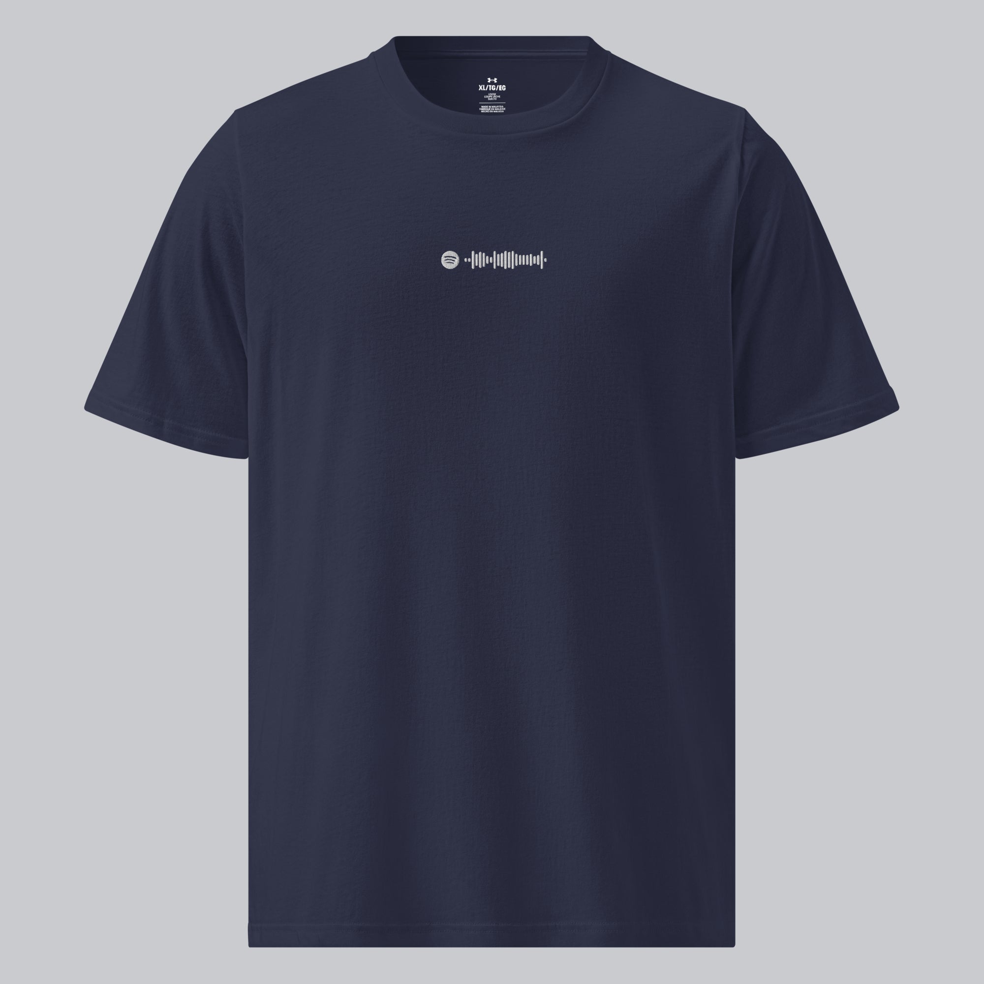 Under Armour Athletic Tshirt with custom Music Code