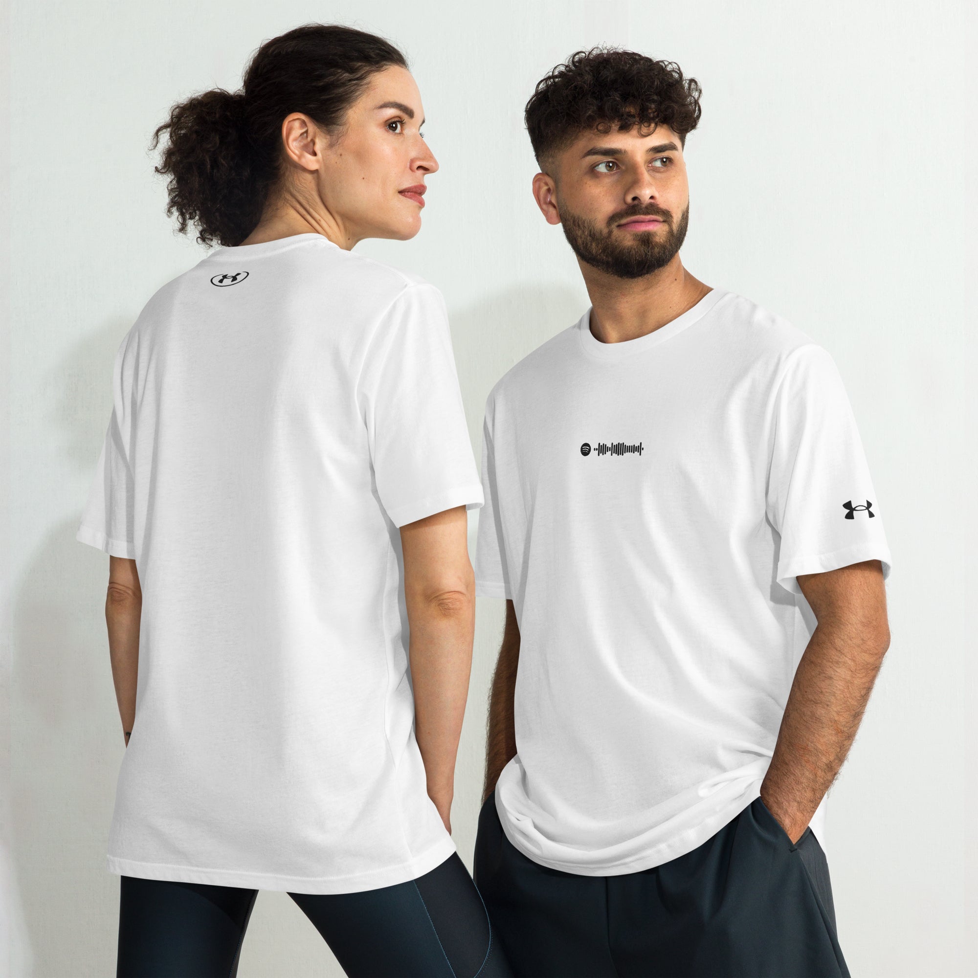 Under Armour Athletic Tshirt with custom Music Code
