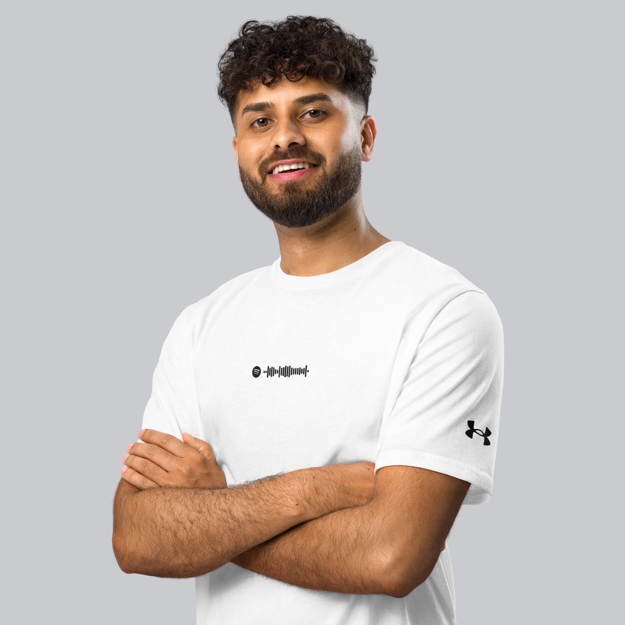 Under Armour Athletic Tshirt with custom Music Code
