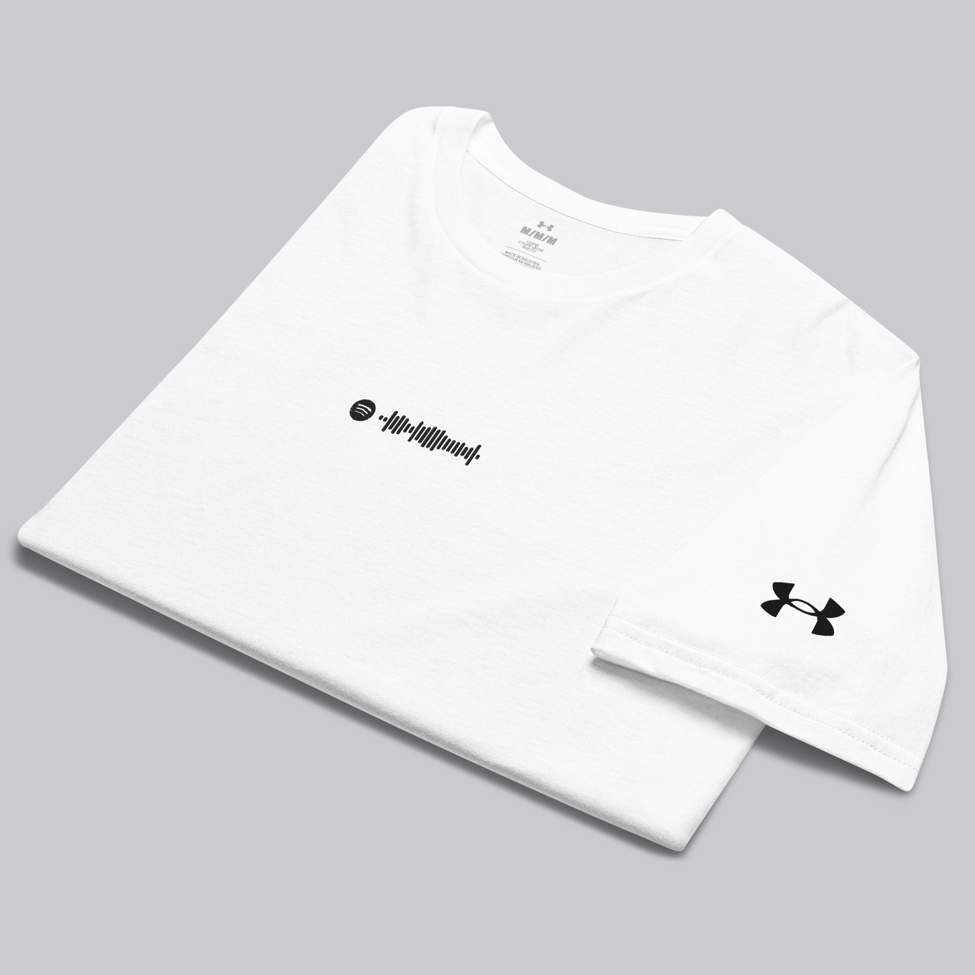 Under Armour Athletic Tshirt with custom Music Code