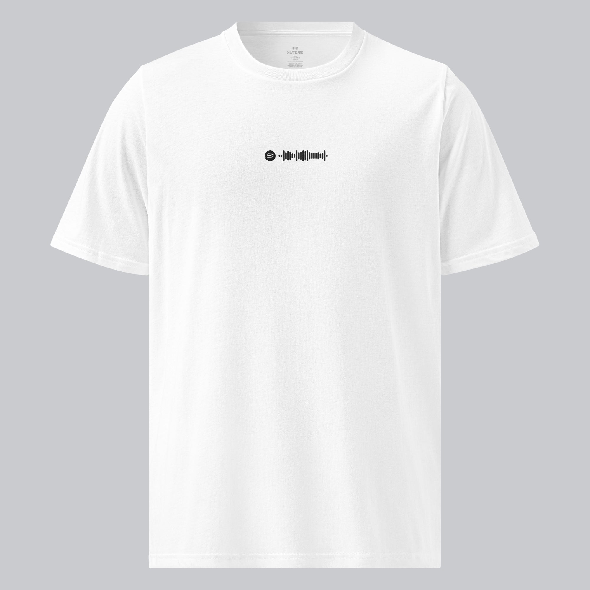 Under Armour Athletic Tshirt with custom Music Code