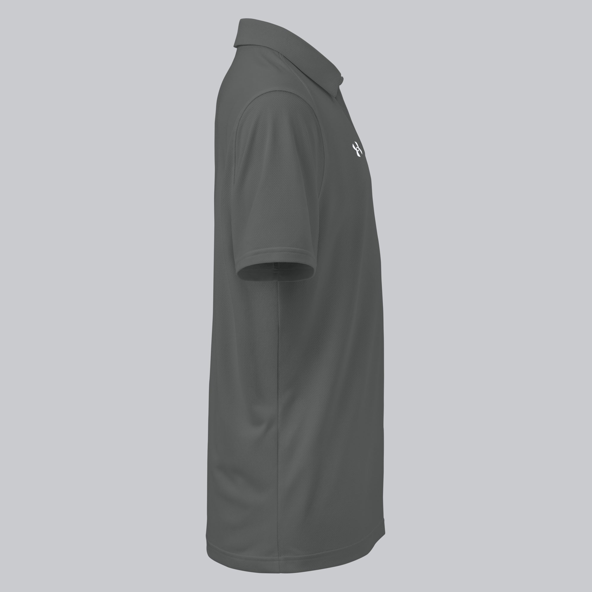 Under Armour Polo Shirt Men Grey with Custom Music Code