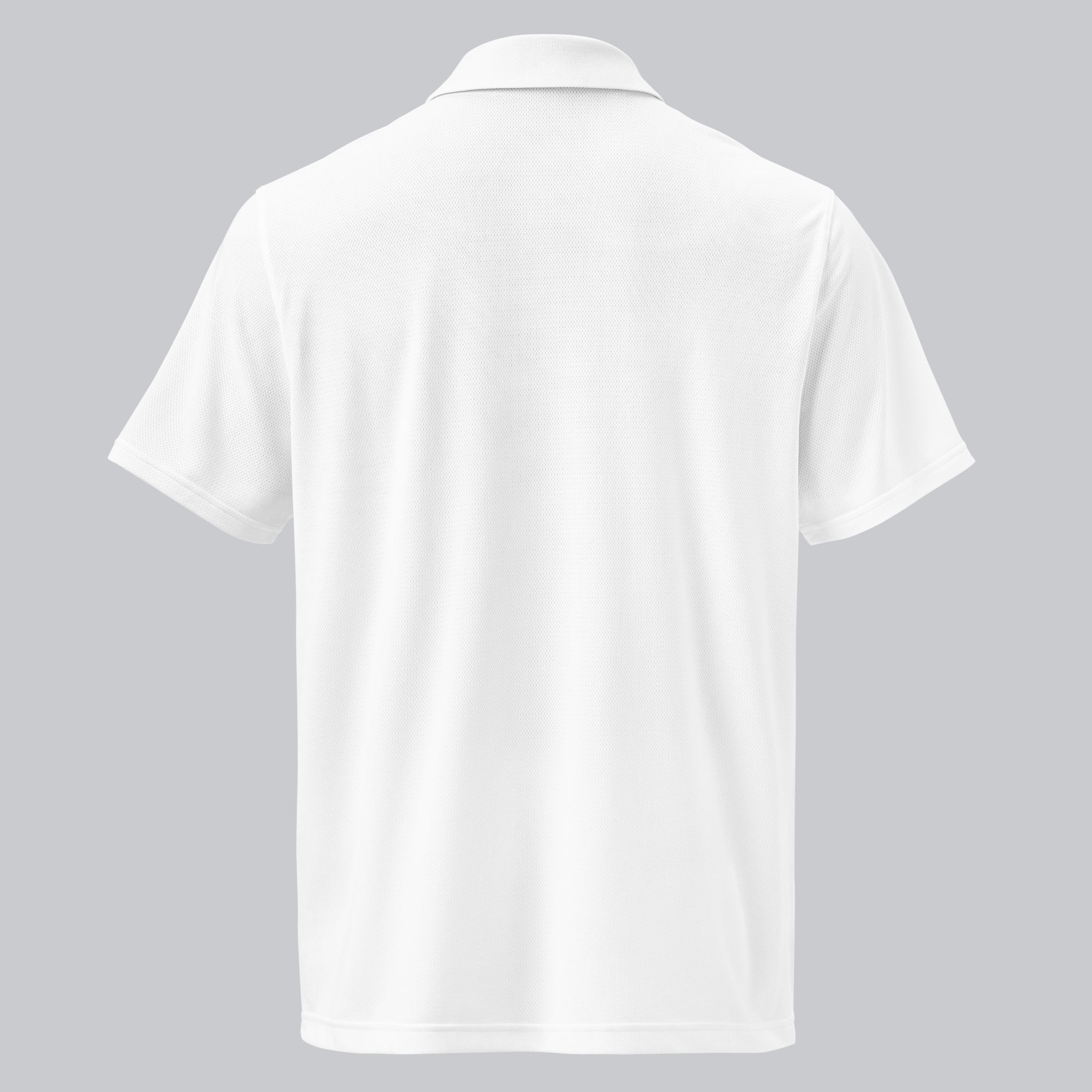Under Armour Polo Shirt Men White with Custom Music Code