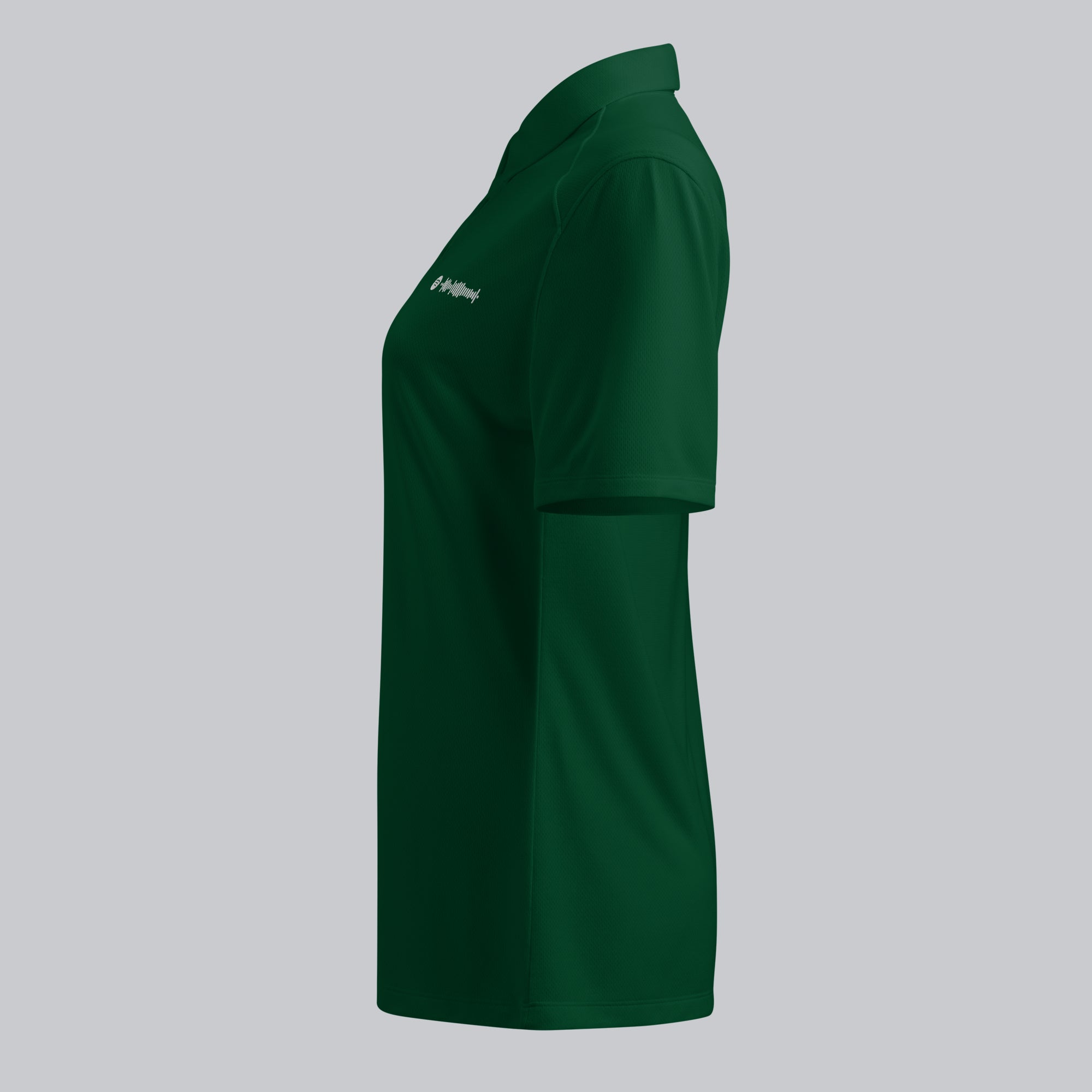 Under Armour Polo Shirt Women Green with Custom Music Code