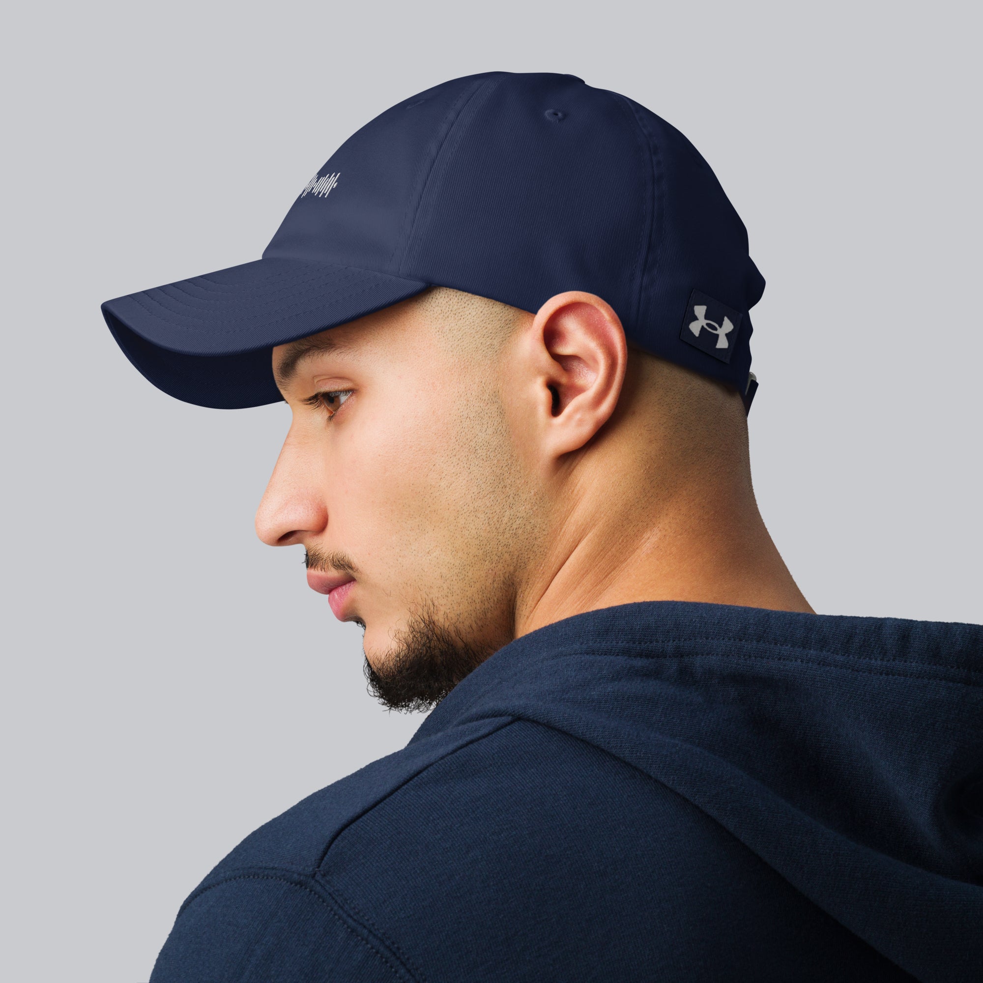 Under Armour Sport Cap Navy Custom Music Code