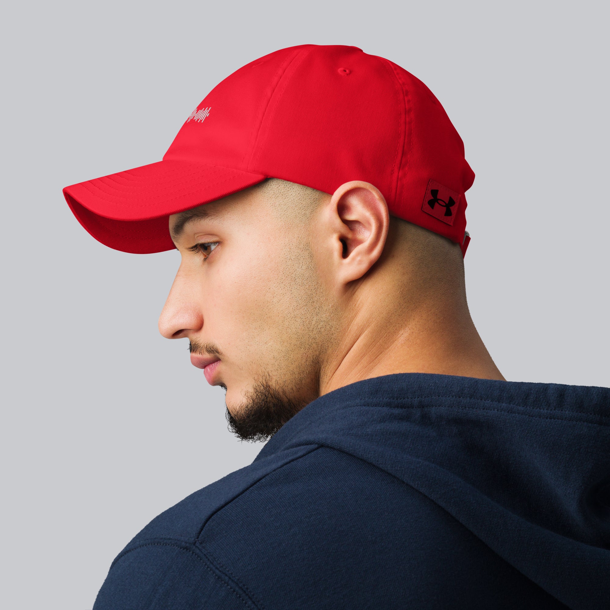 Under Armour Sport Cap Red Custom Music Code